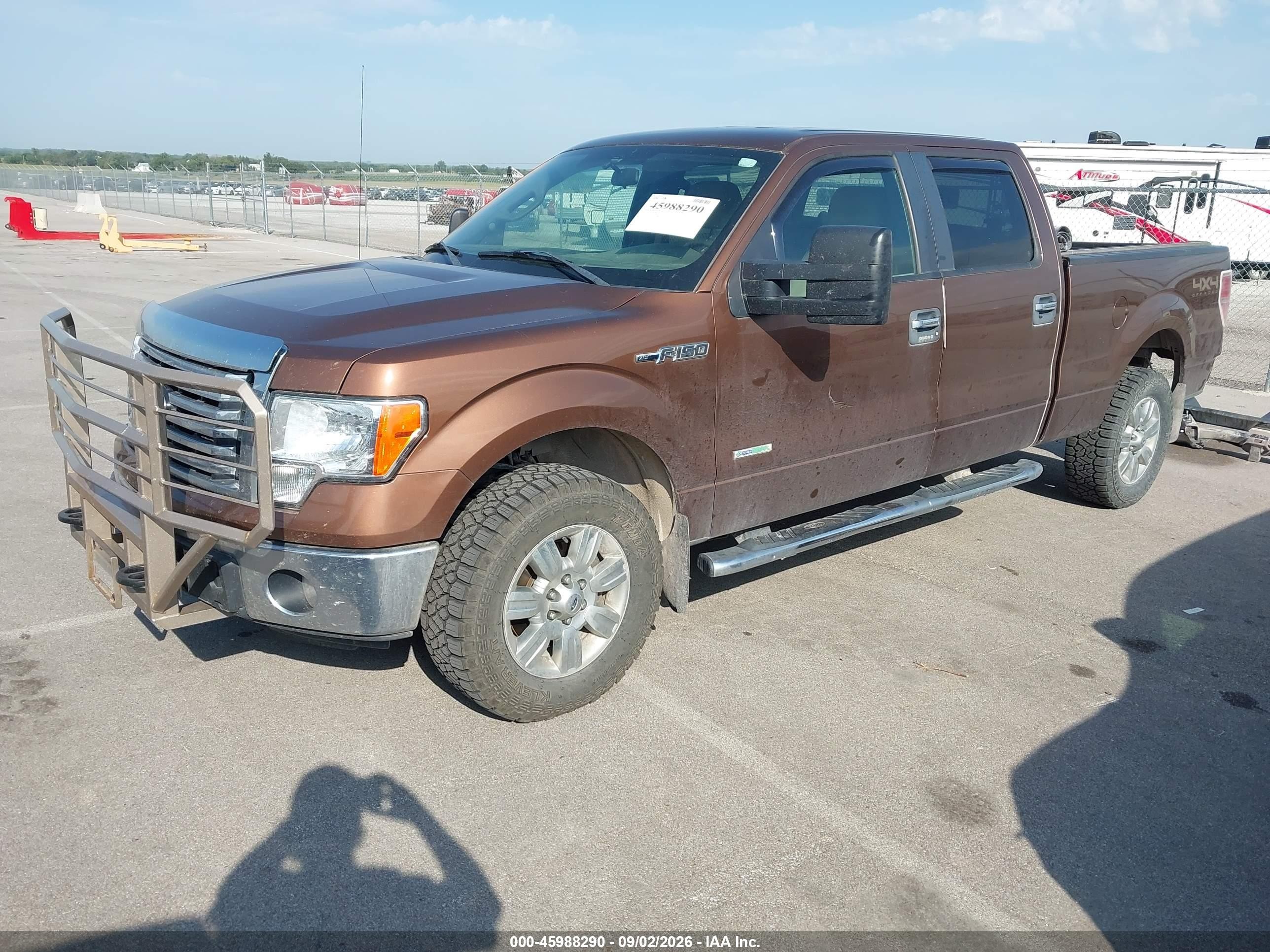 2012 Ford F-150 Xlt Brown vin: 1FTFW1ET6CFB02664