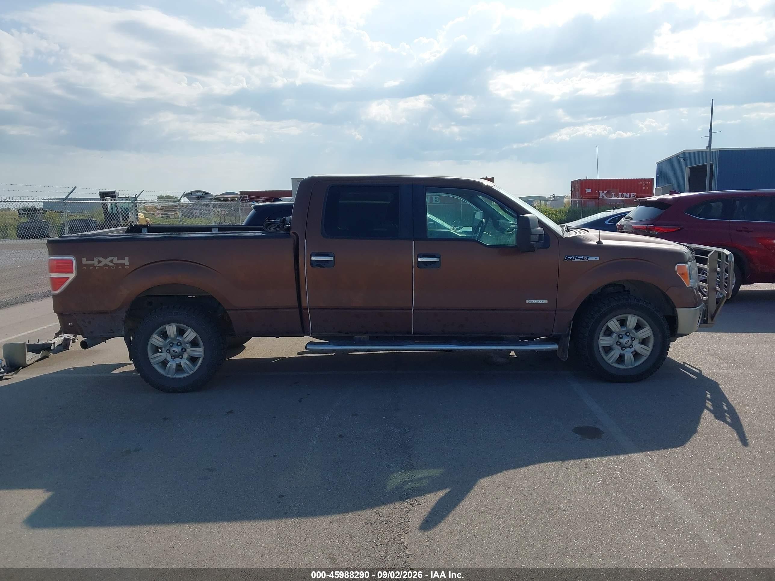 2012 Ford F-150 Xlt Brown vin: 1FTFW1ET6CFB02664