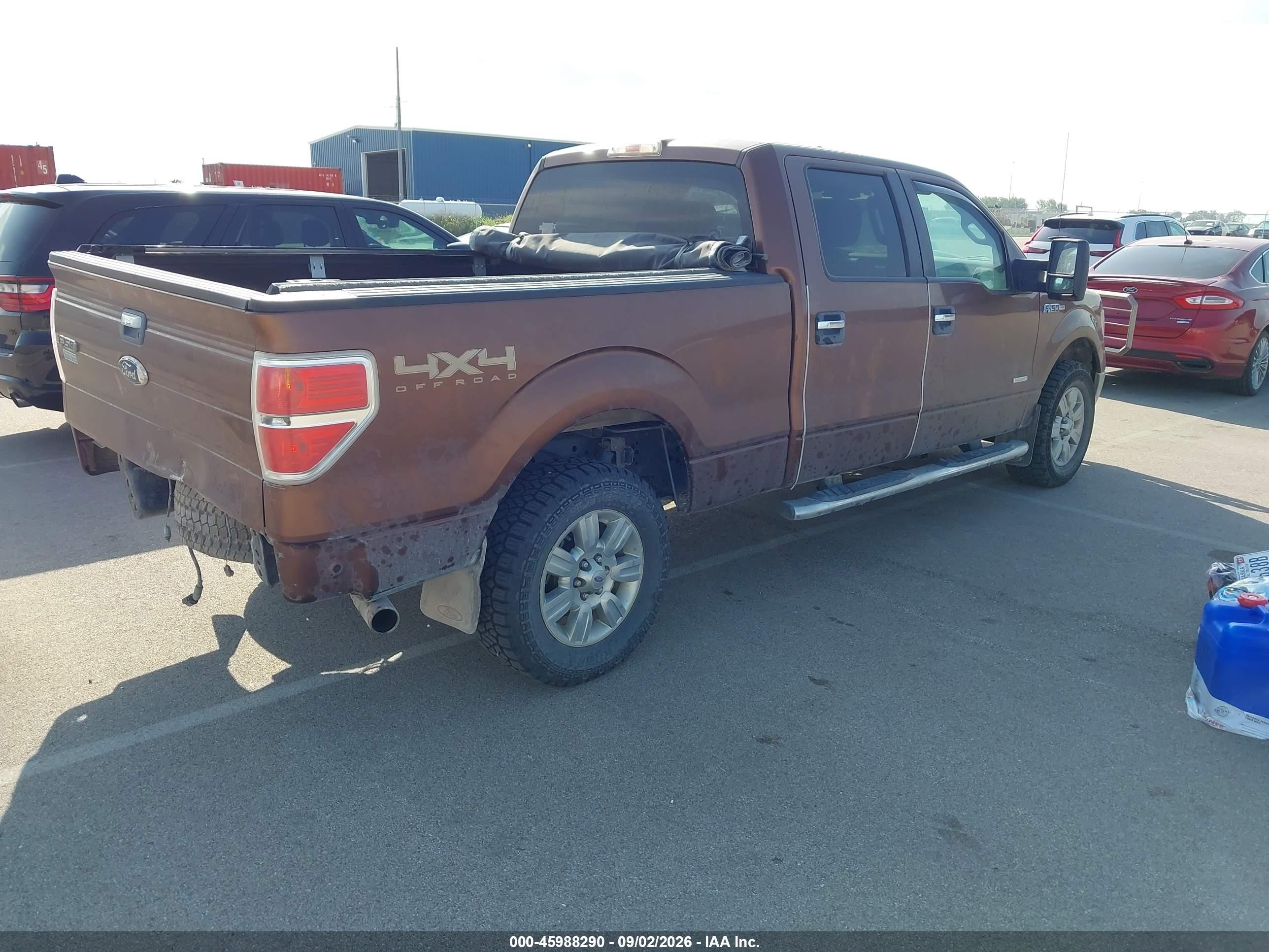2012 Ford F-150 Xlt Brown vin: 1FTFW1ET6CFB02664