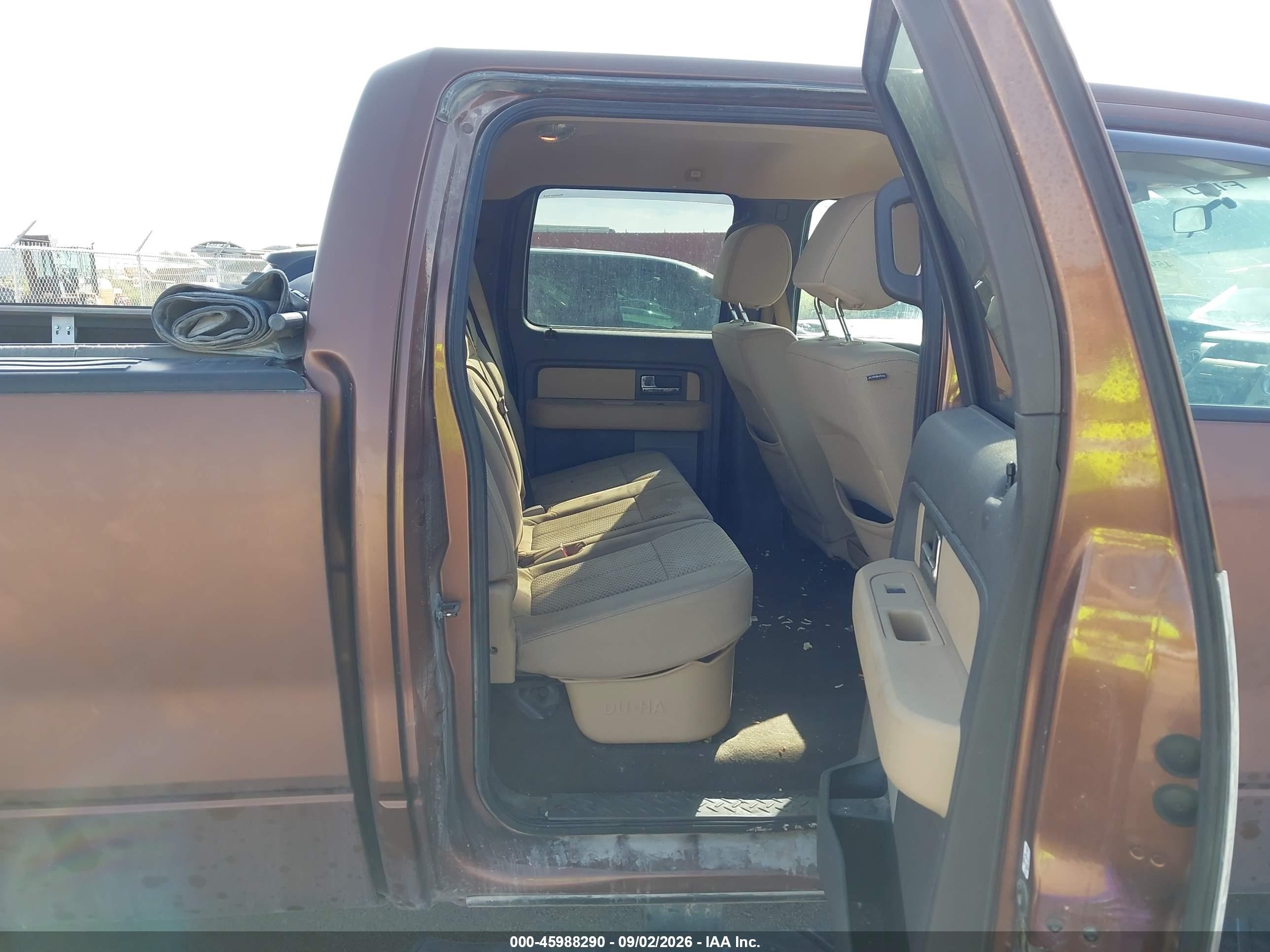 2012 Ford F-150 Xlt Brown vin: 1FTFW1ET6CFB02664