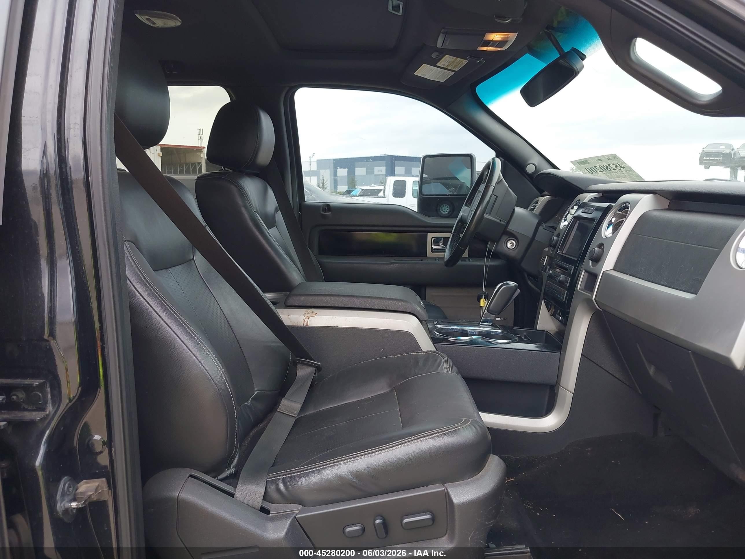 2012 Ford F-150 Fx4 Black vin: 1FTFW1ET6CFB28715