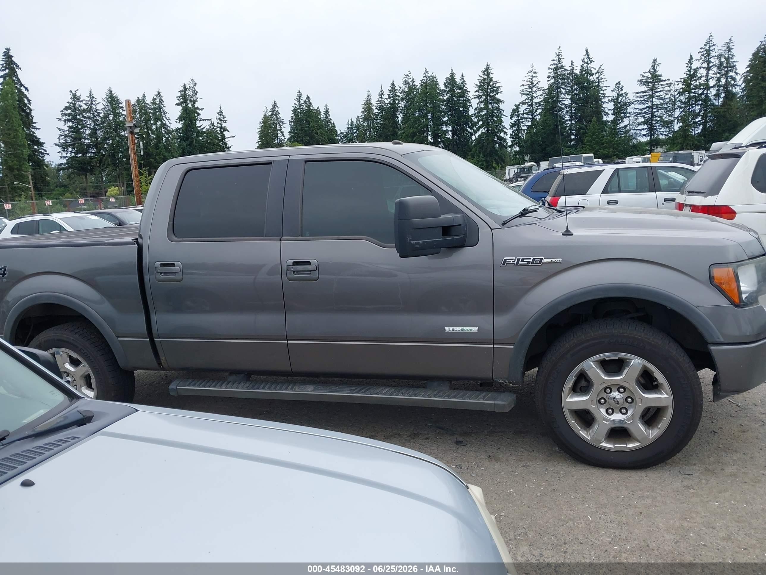 2012 Ford F-150 Fx4/king Ranch/lariat/platinum/xl/xlt Gray vin: 1FTFW1ET6CFB66946