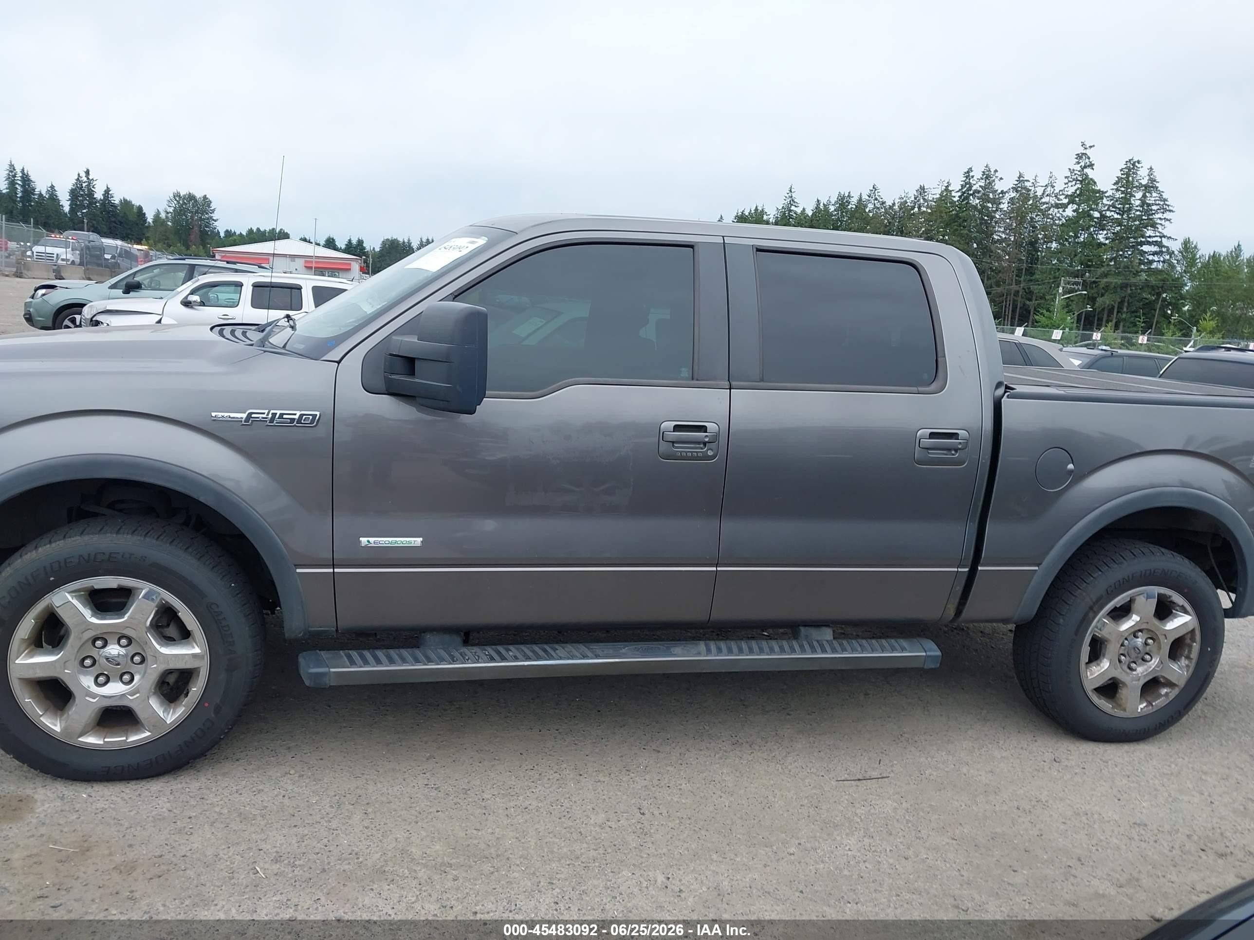 2012 Ford F-150 Fx4/king Ranch/lariat/platinum/xl/xlt Gray vin: 1FTFW1ET6CFB66946