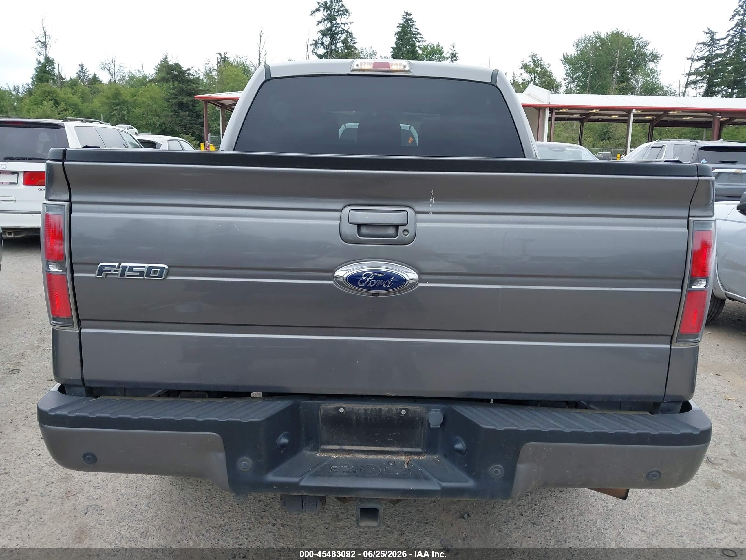 2012 Ford F-150 Fx4/king Ranch/lariat/platinum/xl/xlt Gray vin: 1FTFW1ET6CFB66946