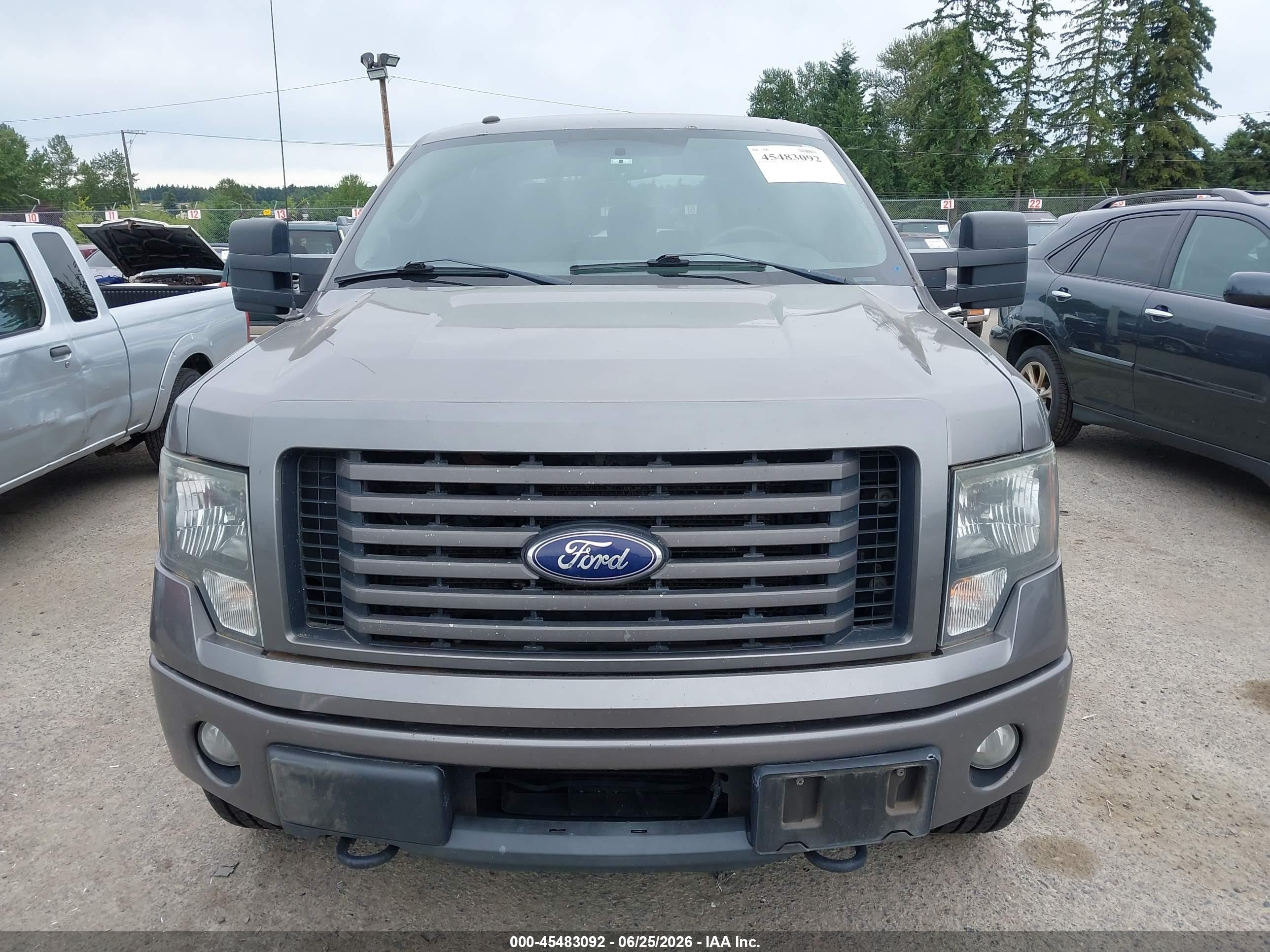 2012 Ford F-150 Fx4/king Ranch/lariat/platinum/xl/xlt Gray vin: 1FTFW1ET6CFB66946