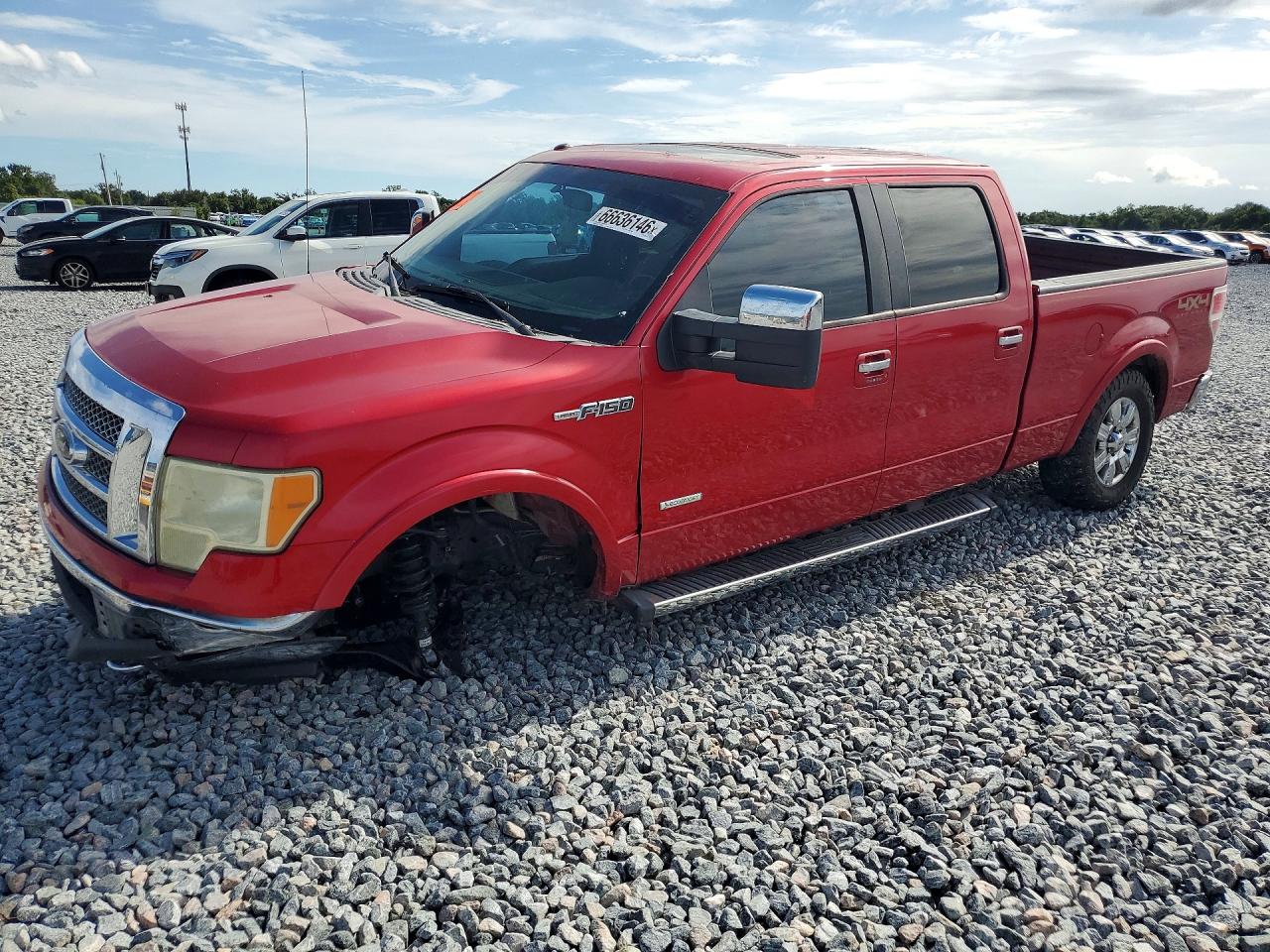 2012 Ford F150 Supercrew Red vin: 1FTFW1ET6CFB69331