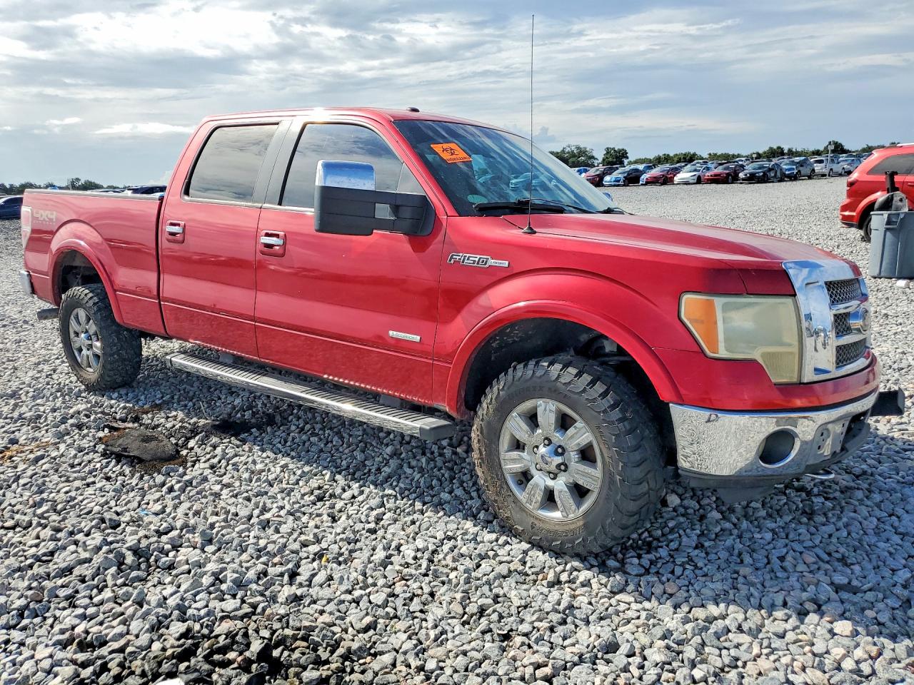 2012 Ford F150 Supercrew Red vin: 1FTFW1ET6CFB69331