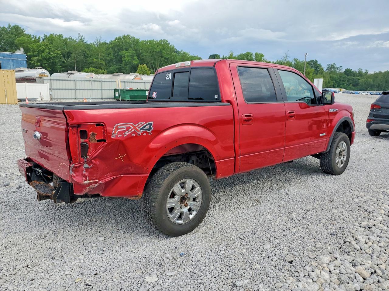 2012 Ford F150 Supercrew Красный vin: 1FTFW1ET6CFC00917