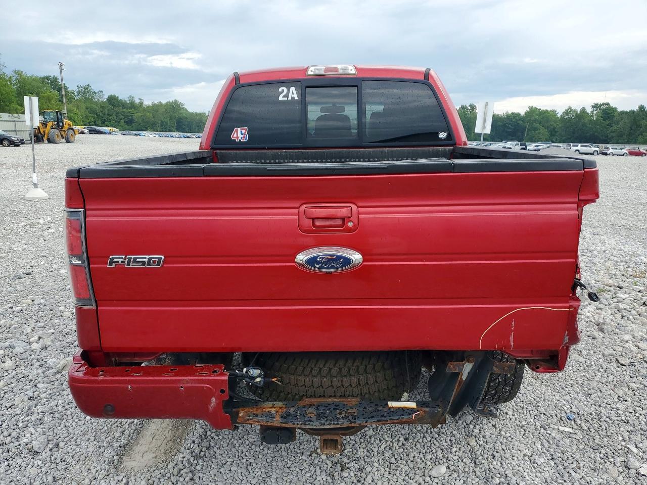 2012 Ford F150 Supercrew Красный vin: 1FTFW1ET6CFC00917