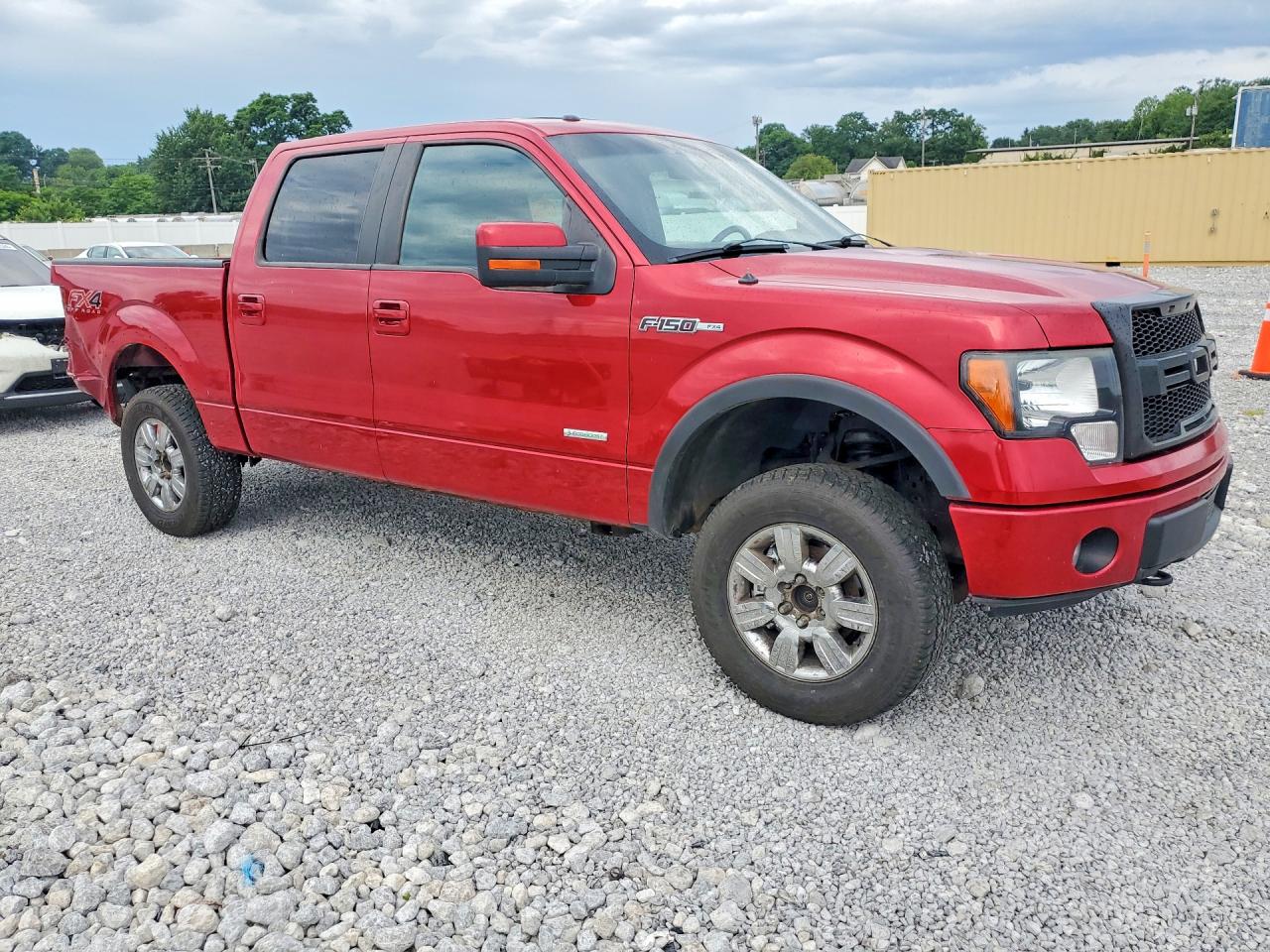 2012 Ford F150 Supercrew Красный vin: 1FTFW1ET6CFC00917