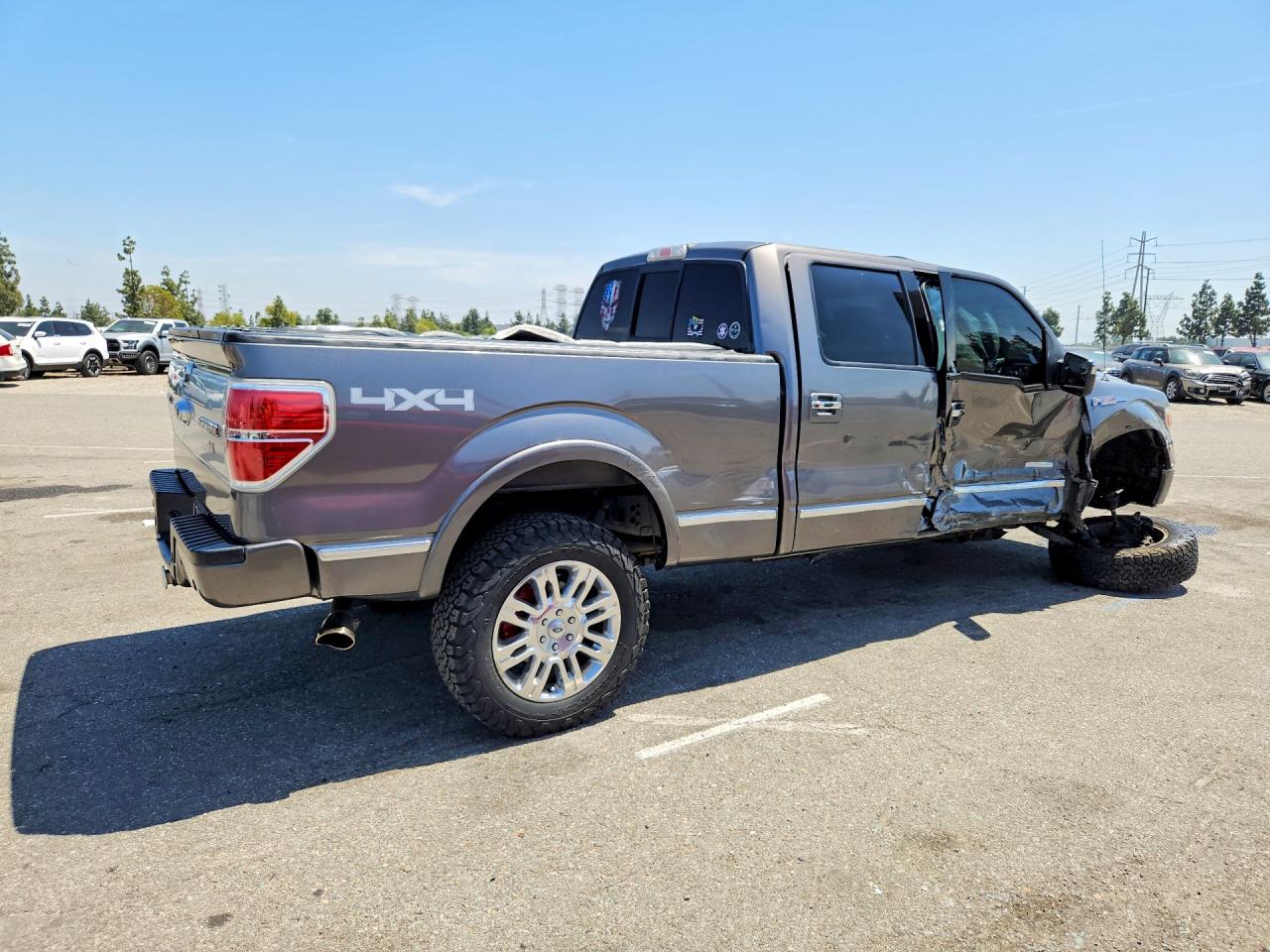 2012 Ford F150 Supercrew Серый vin: 1FTFW1ET6CFC02764