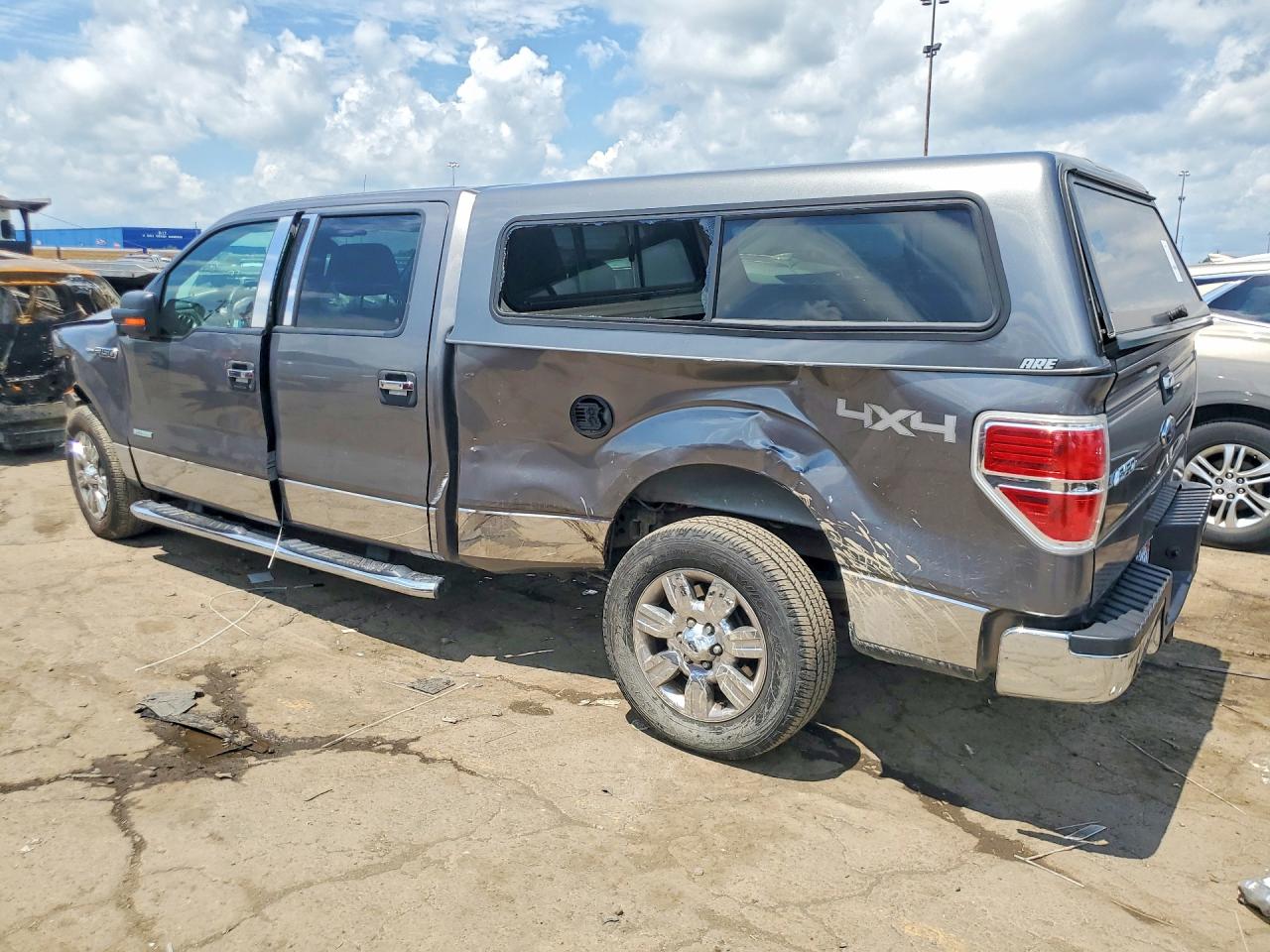 2012 Ford F150 Supercrew Gray vin: 1FTFW1ET6CFC07933
