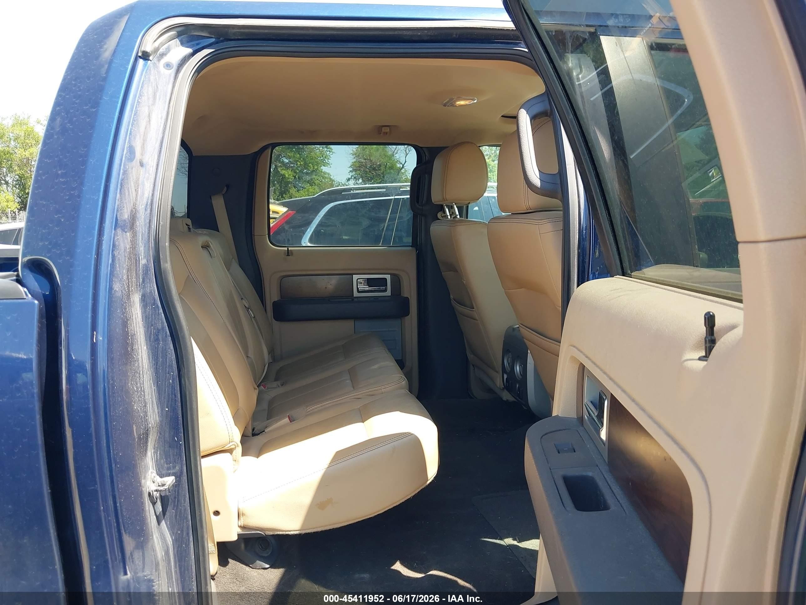 2012 Ford F-150 Fx4/king Ranch/lariat/platinum/xl/xlt Blue vin: 1FTFW1ET6CFC17796
