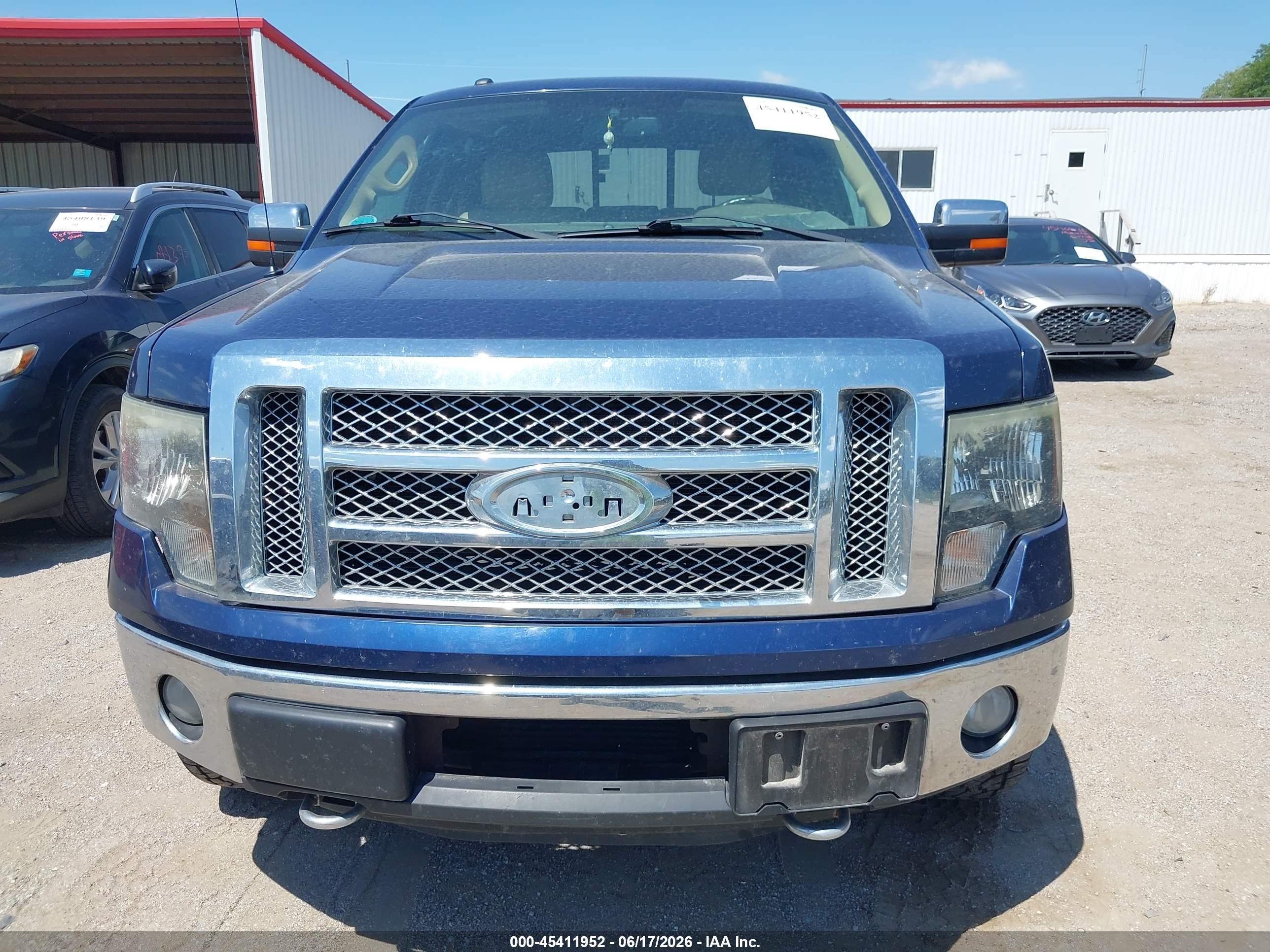 2012 Ford F-150 Fx4/king Ranch/lariat/platinum/xl/xlt Blue vin: 1FTFW1ET6CFC17796