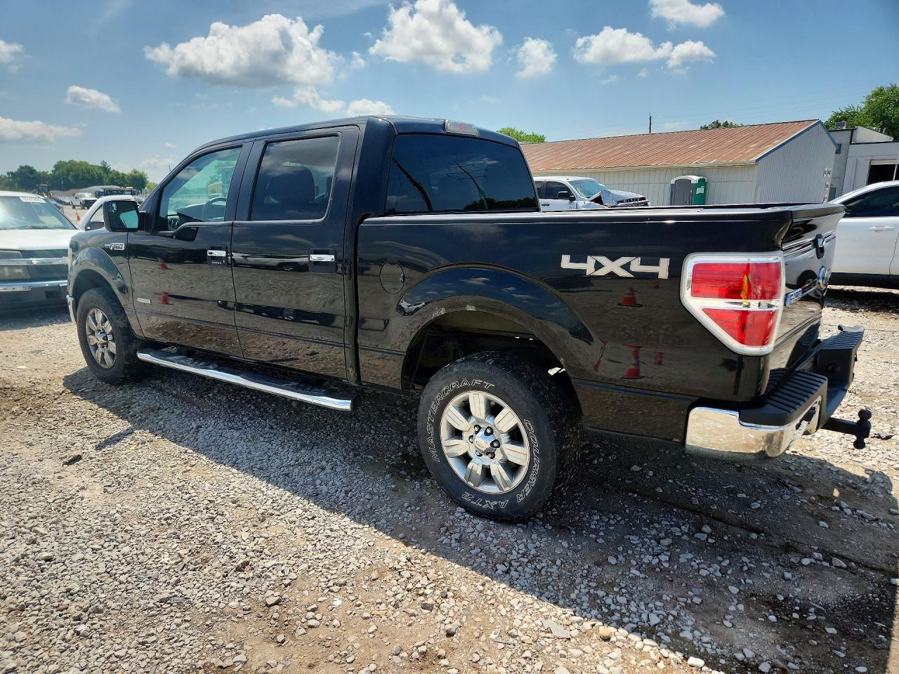 2012 Ford F150 Supercrew Black vin: 1FTFW1ET6CFC18656