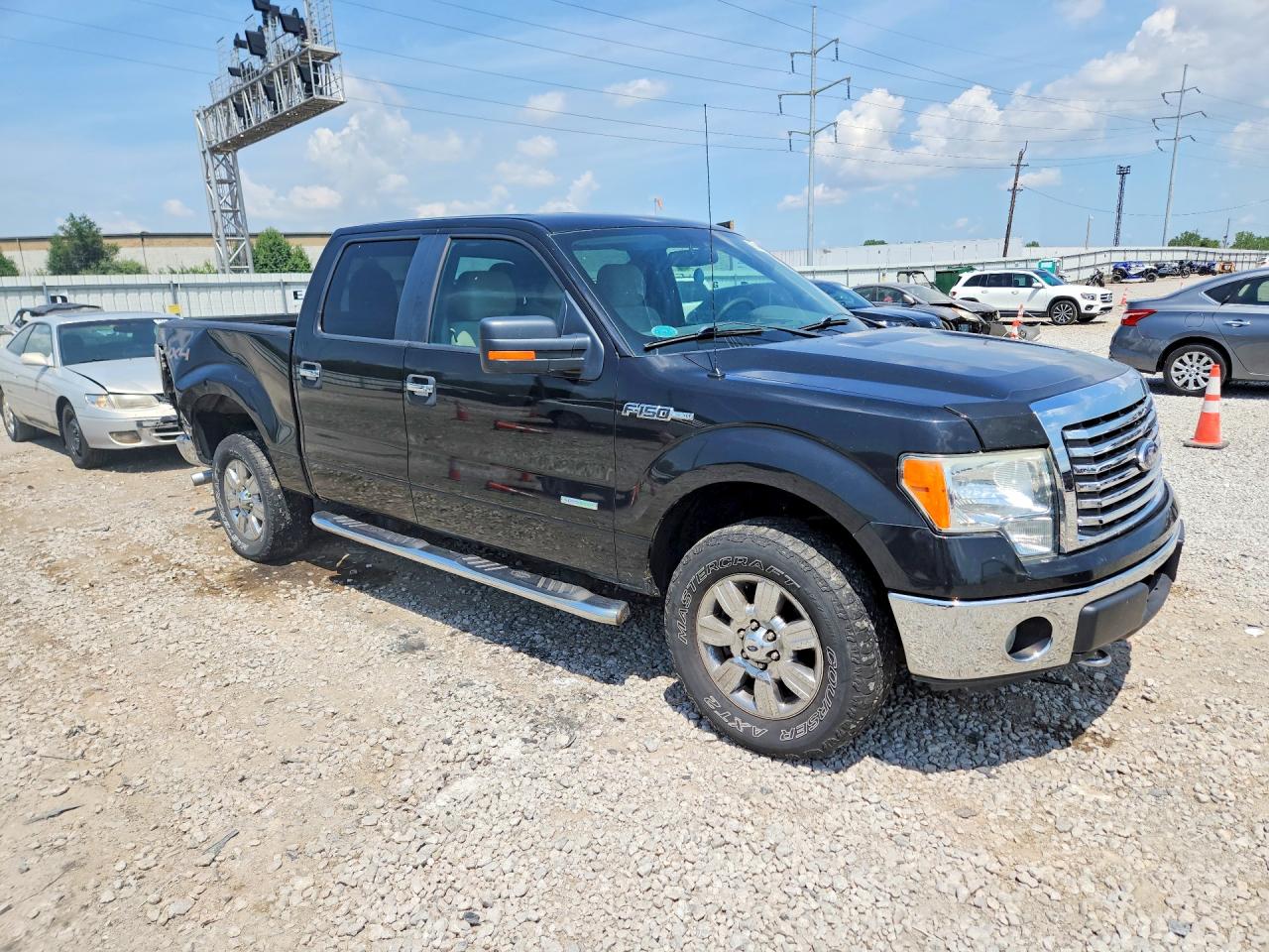 2012 Ford F150 Supercrew Black vin: 1FTFW1ET6CFC18656