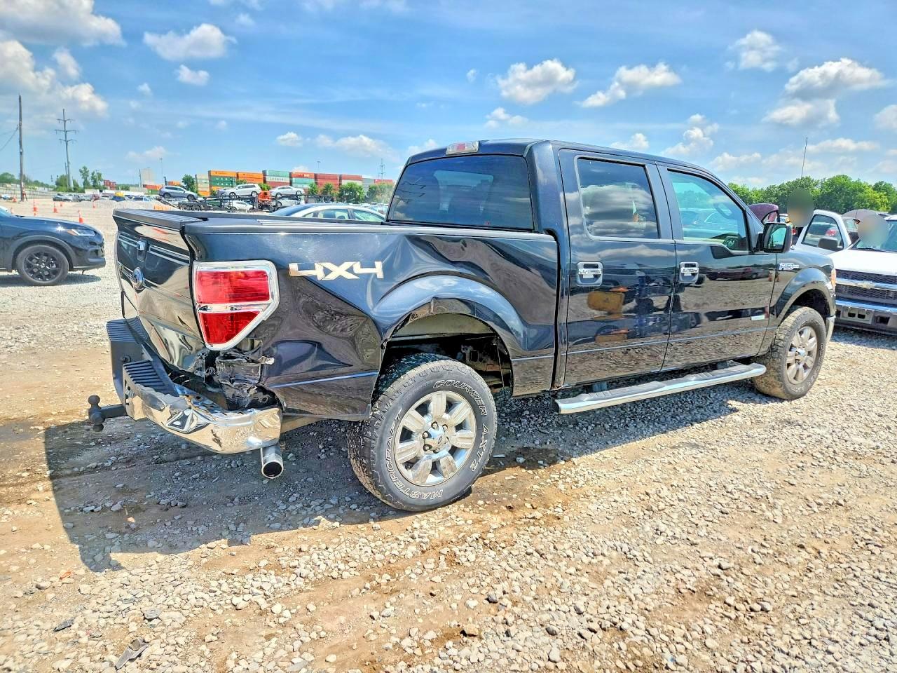 2012 Ford F150 Supercrew Black vin: 1FTFW1ET6CFC18656