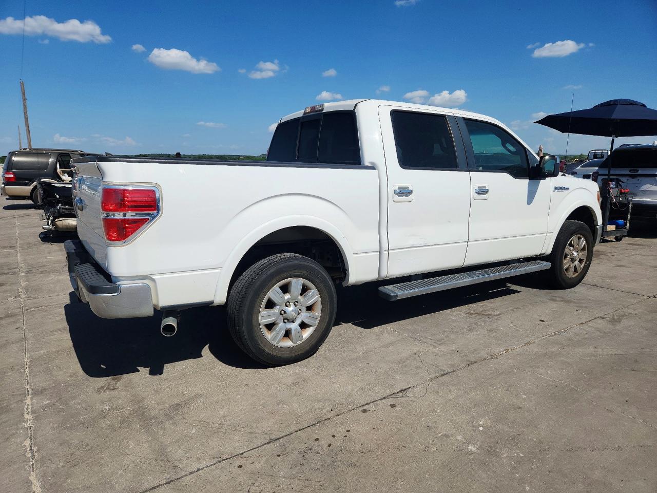 2012 Ford F150 Supercrew White vin: 1FTFW1ET6CFC47493