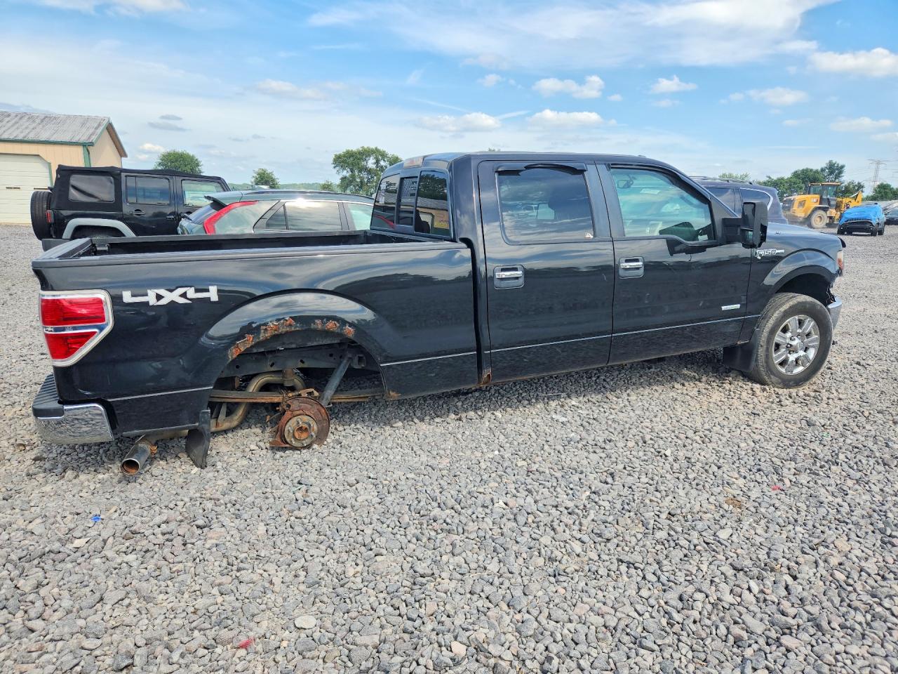 2012 Ford F150 Supercrew Black vin: 1FTFW1ET6CFC91168