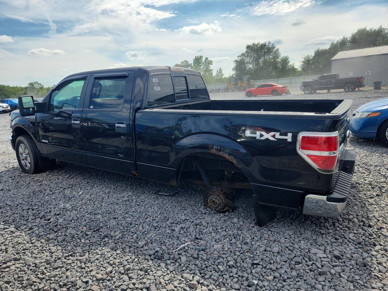 2012 Ford F150 Supercrew Black vin: 1FTFW1ET6CFC91168