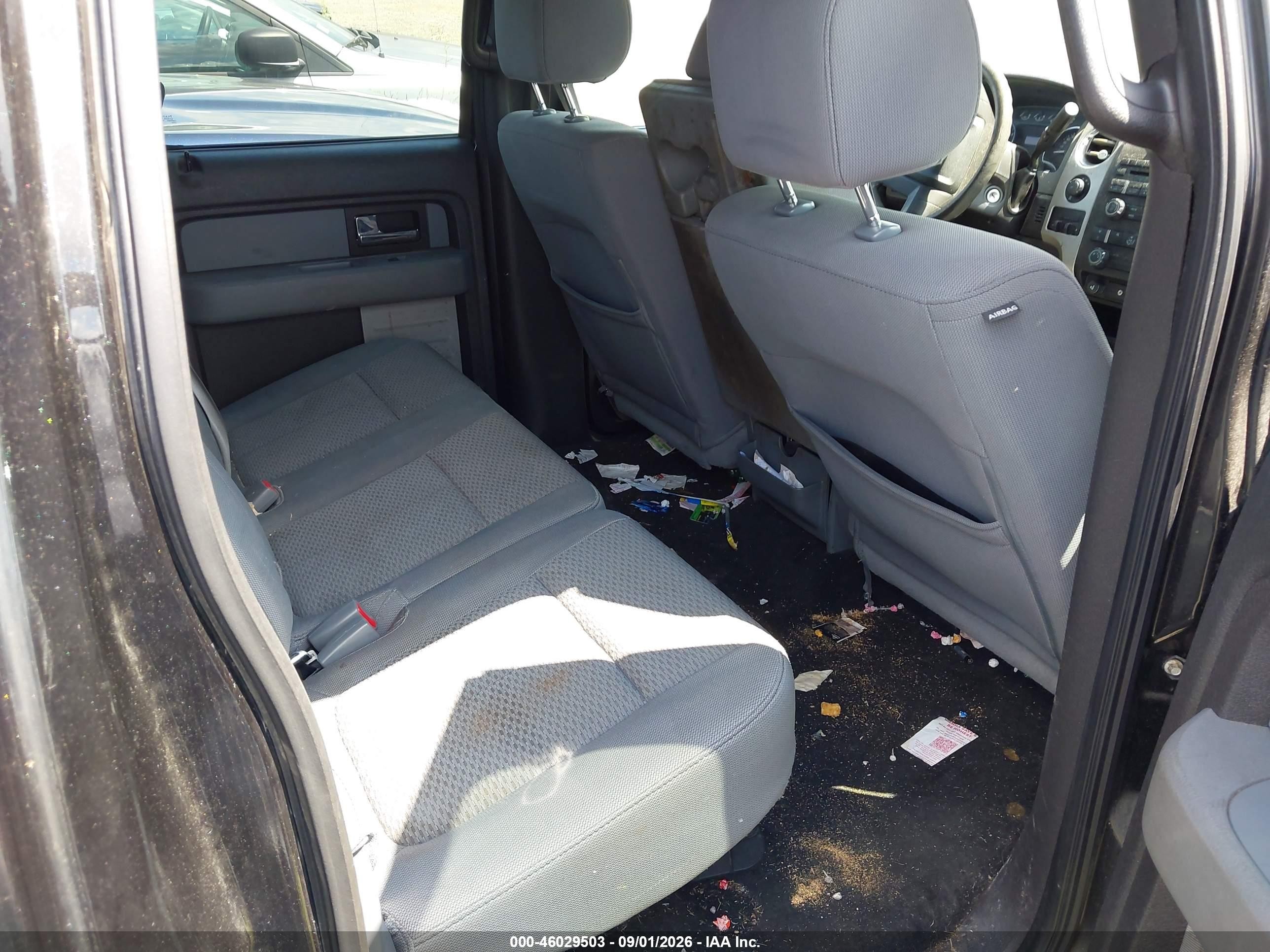 2012 Ford F-150 Xlt Black vin: 1FTFW1ET6CKD72095
