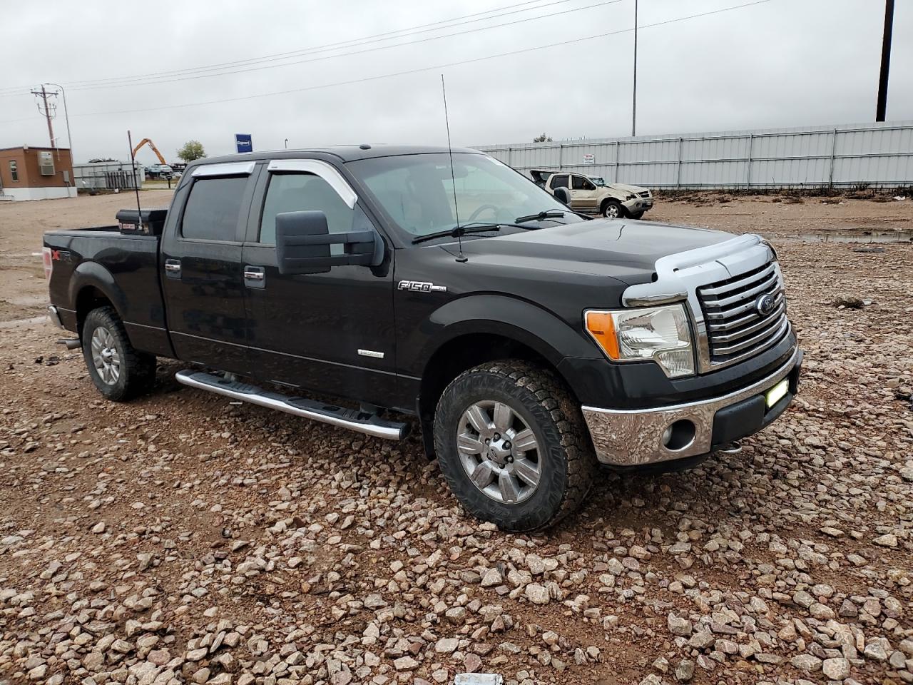 2012 Ford F150 Supercrew Black vin: 1FTFW1ET6CKE00803