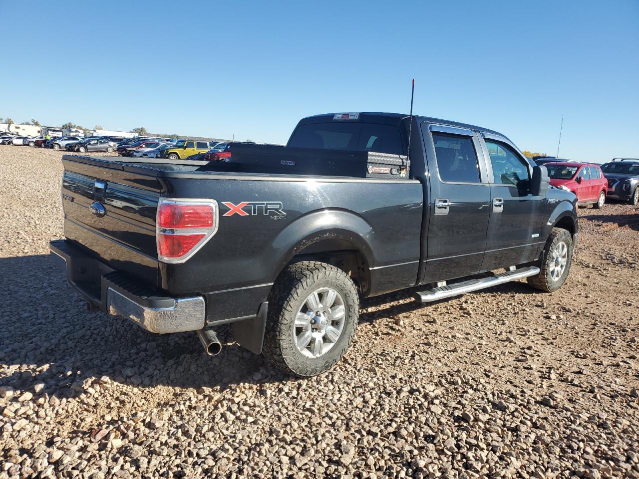2012 Ford F150 Supercrew Black vin: 1FTFW1ET6CKE00803