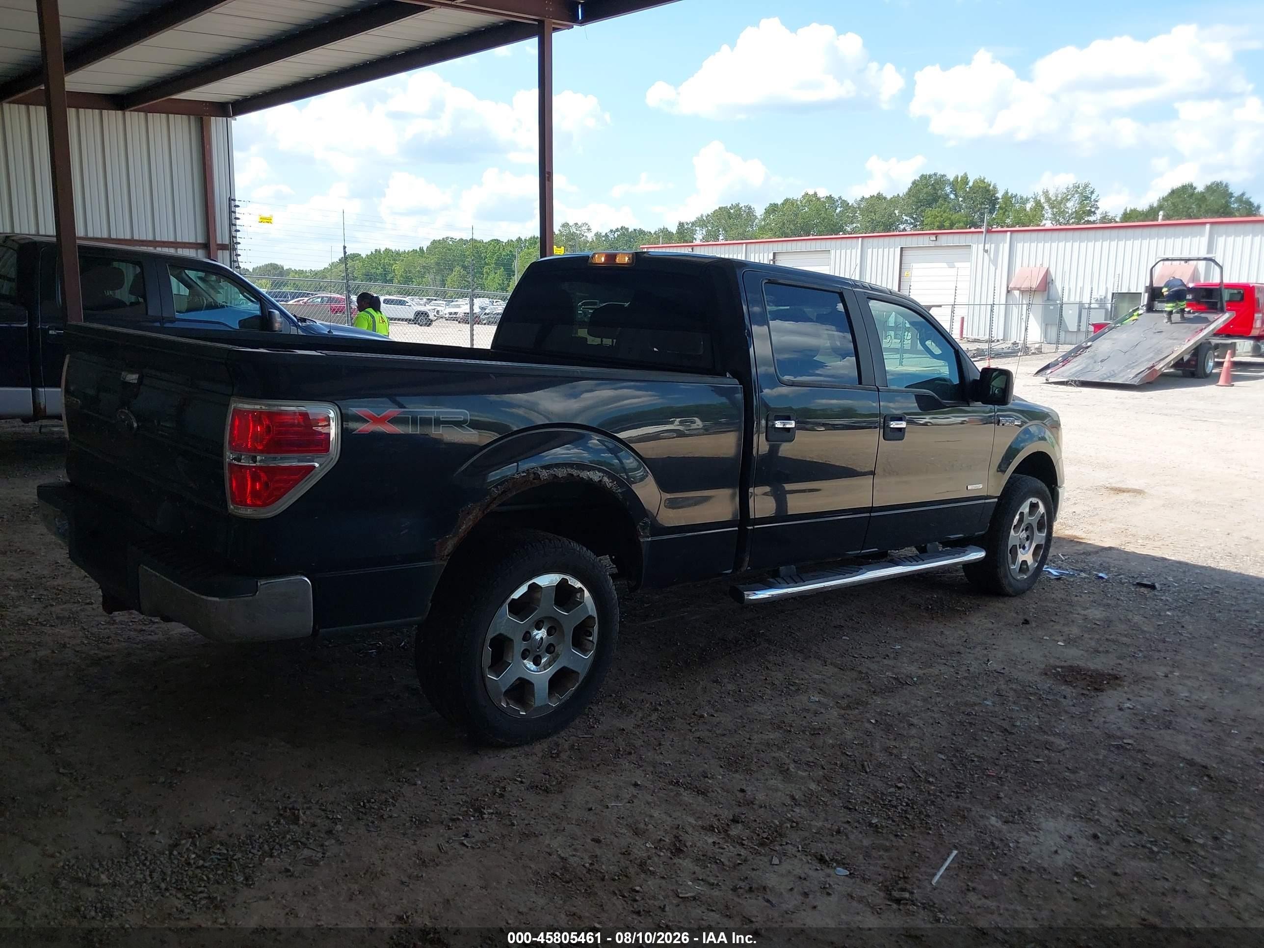 2012 Ford F-150 Xlt Black vin: 1FTFW1ET6CKE10926