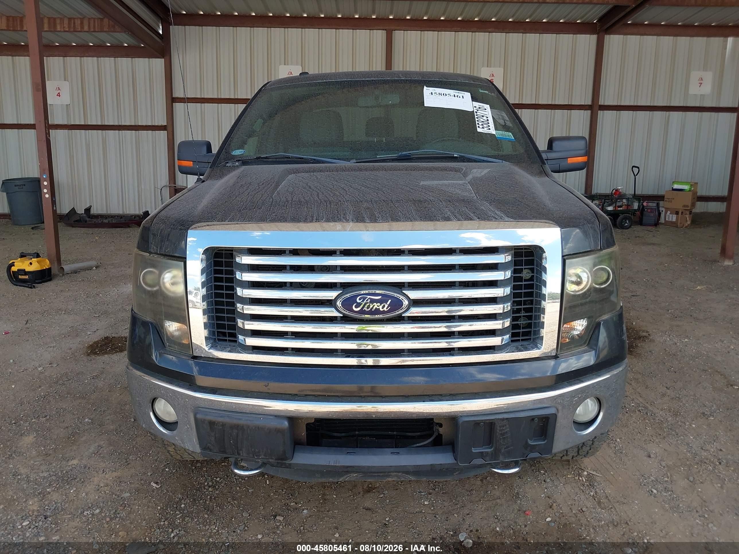 2012 Ford F-150 Xlt Black vin: 1FTFW1ET6CKE10926