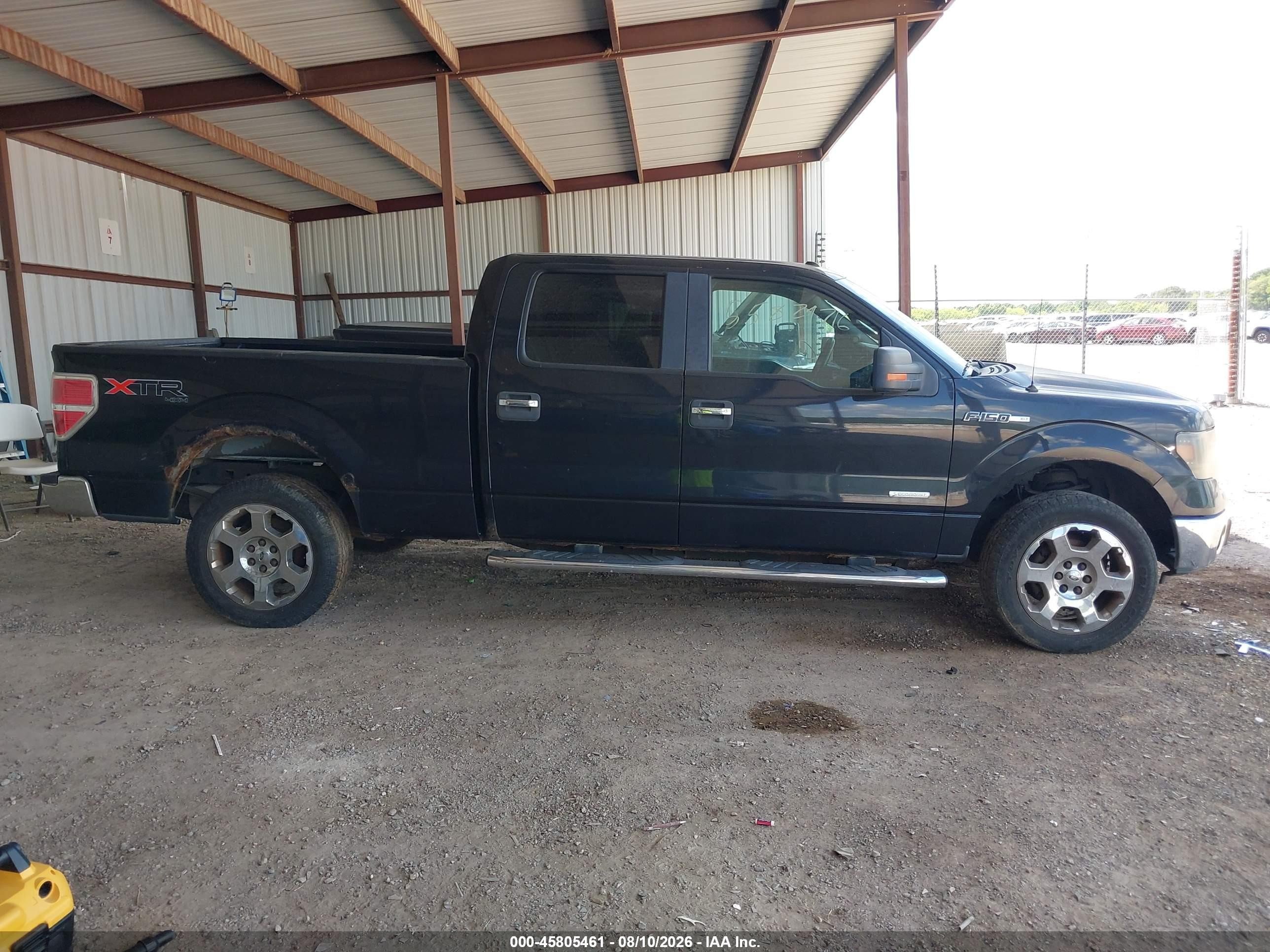 2012 Ford F-150 Xlt Black vin: 1FTFW1ET6CKE10926