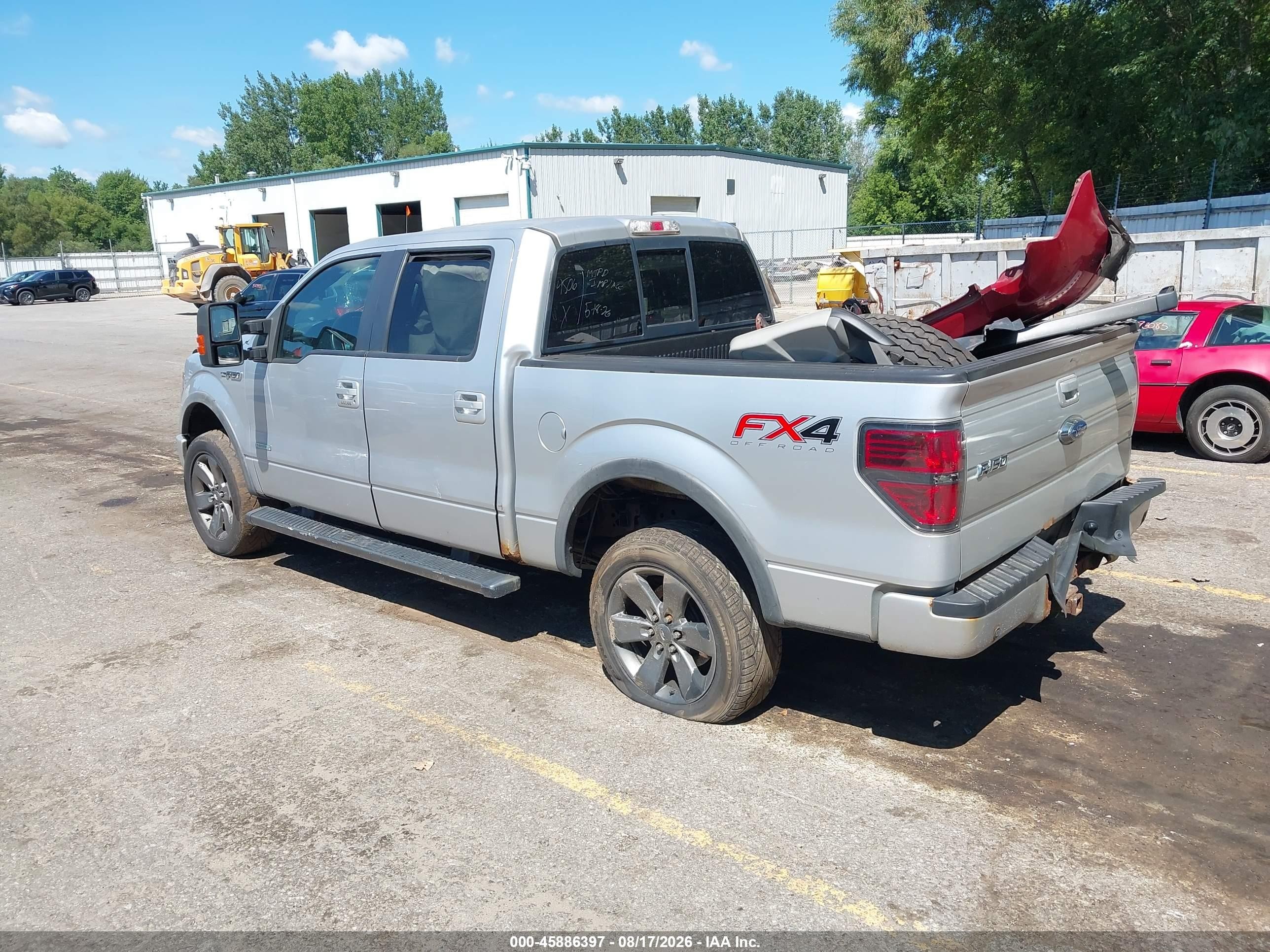 2013 Ford F-150 Fx4 Серебряный vin: 1FTFW1ET6DFA14506