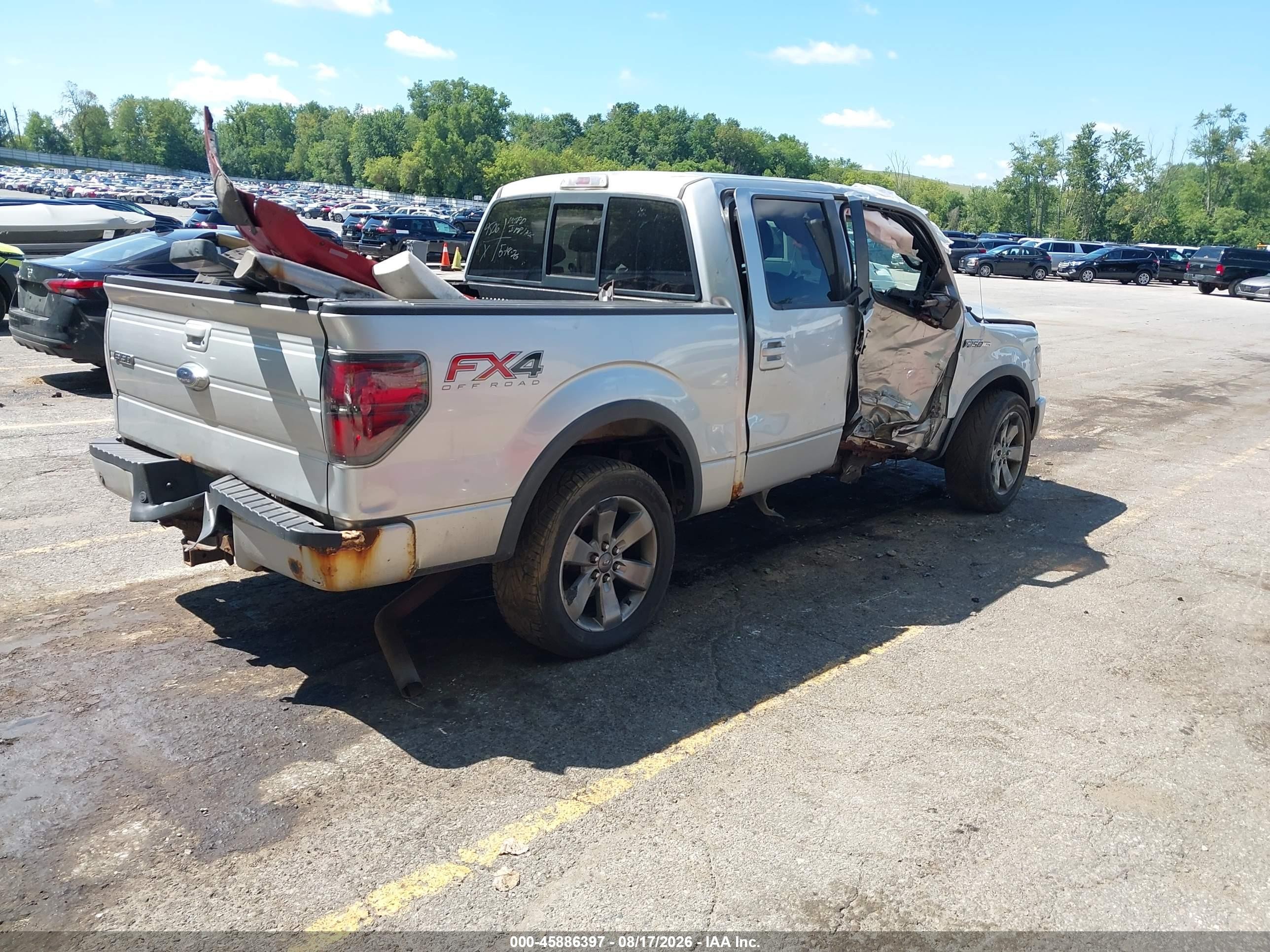 2013 Ford F-150 Fx4 Серебряный vin: 1FTFW1ET6DFA14506