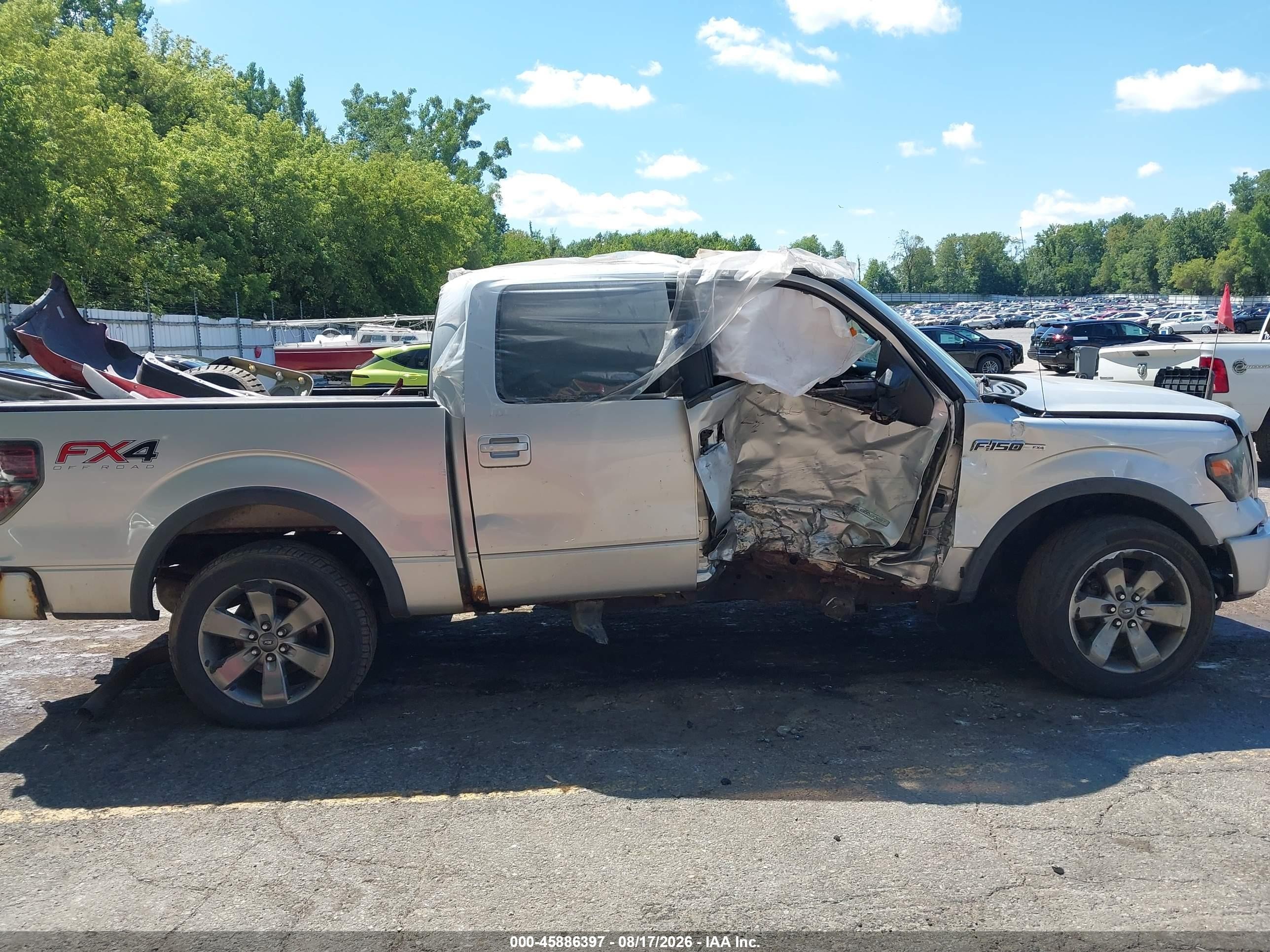 2013 Ford F-150 Fx4 Серебряный vin: 1FTFW1ET6DFA14506