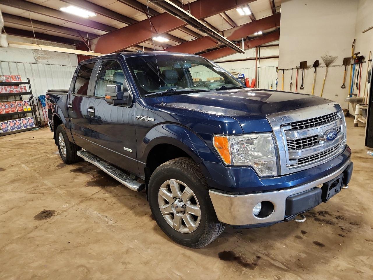 2013 Ford F150 Supercrew Blue vin: 1FTFW1ET6DFA36988