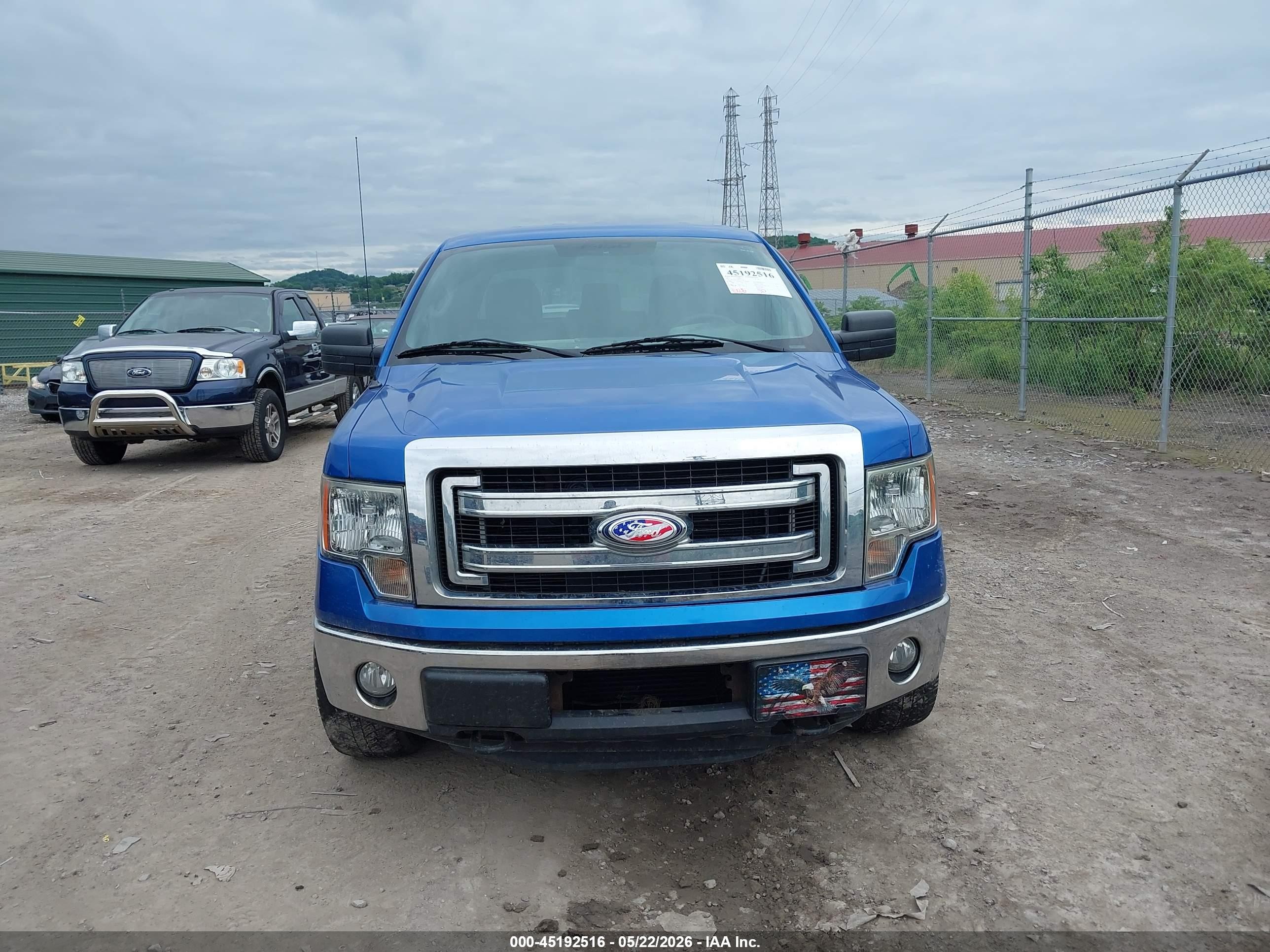2013 Ford F-150 Xlt Blue vin: 1FTFW1ET6DFA62183