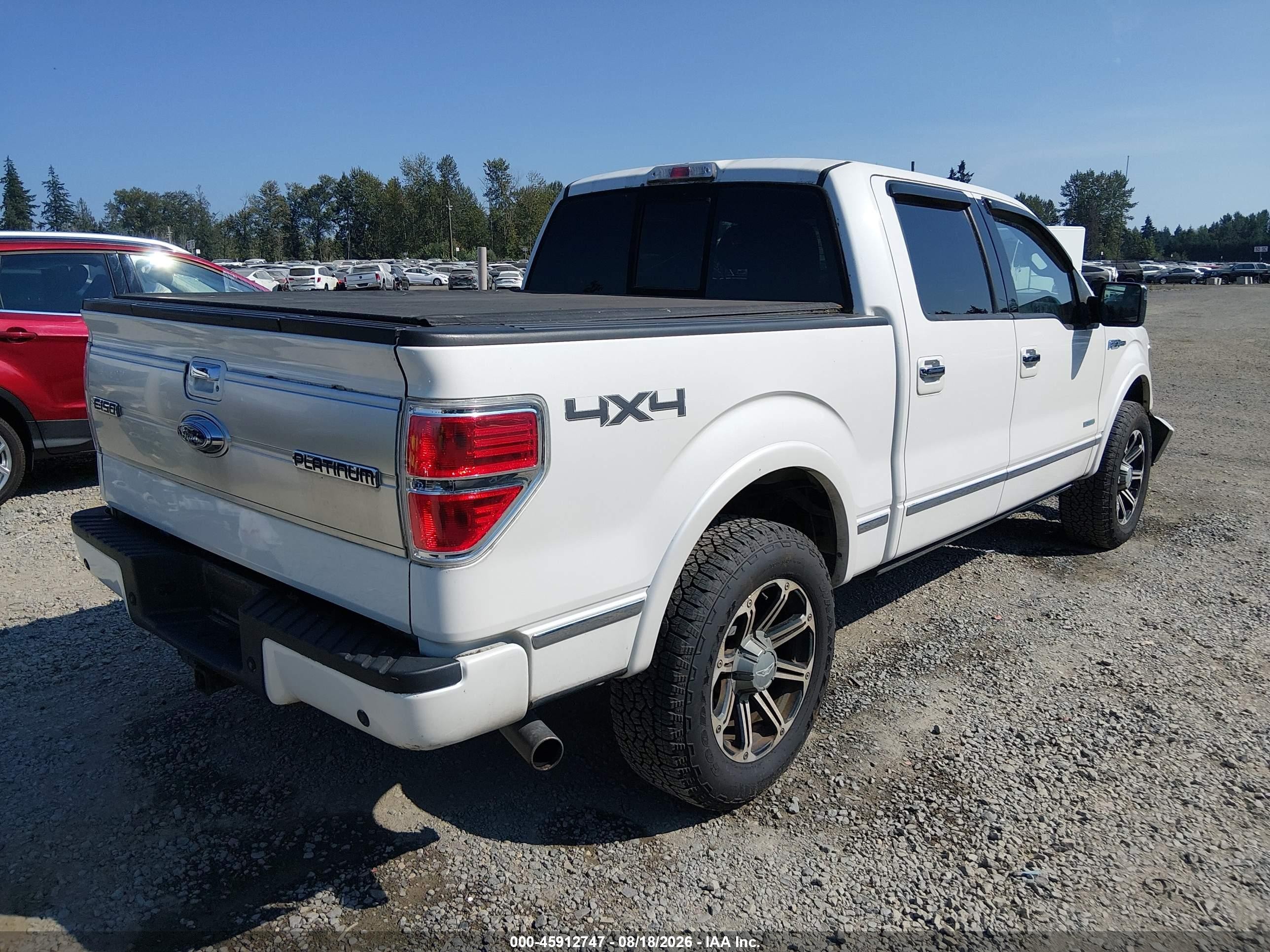 2013 Ford F-150 Platinum Белый vin: 1FTFW1ET6DFA83731