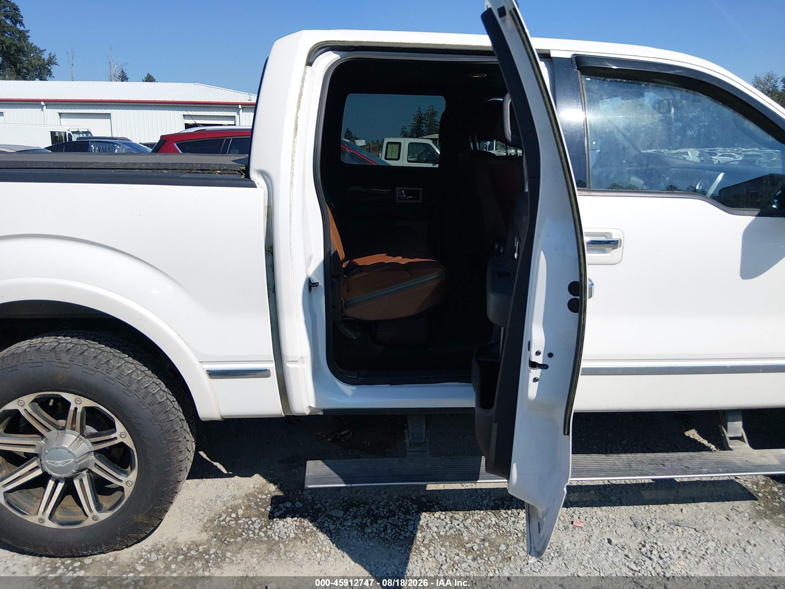 2013 Ford F-150 Platinum Белый vin: 1FTFW1ET6DFA83731