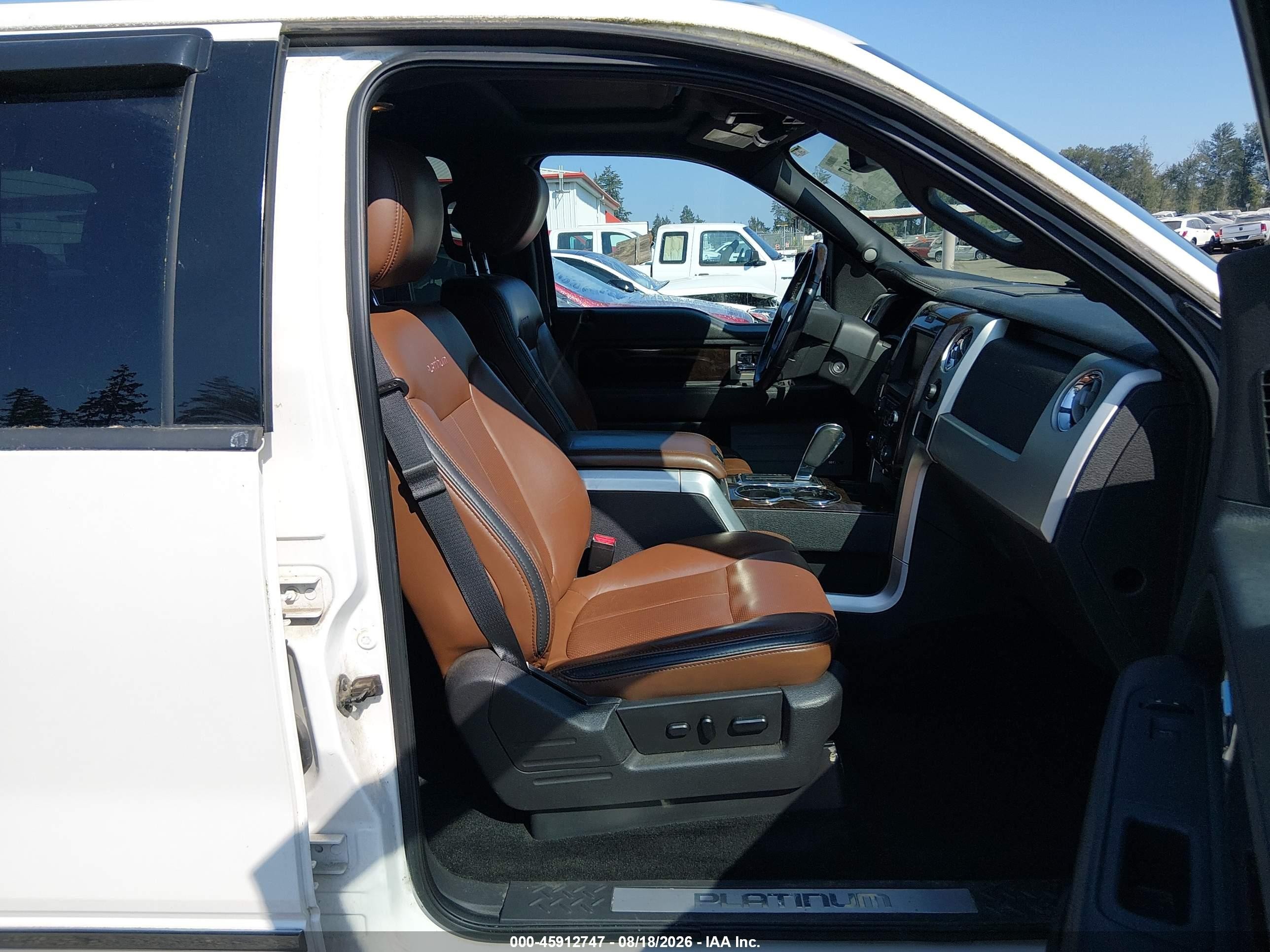 2013 Ford F-150 Platinum Белый vin: 1FTFW1ET6DFA83731