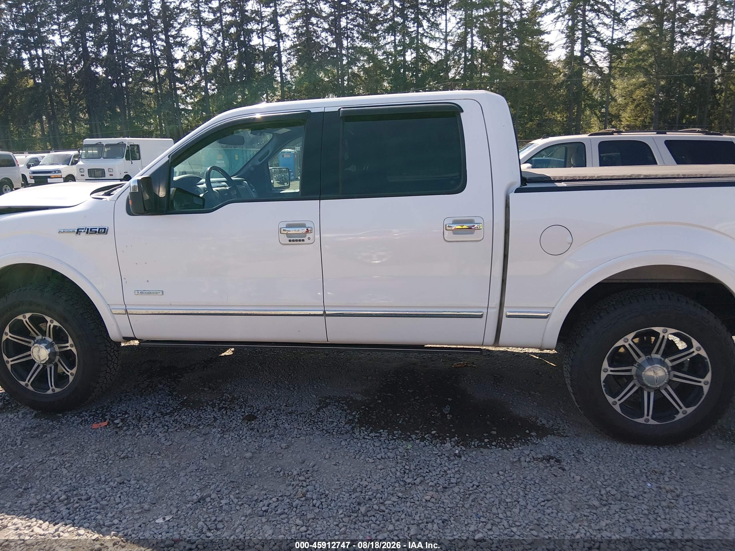 2013 Ford F-150 Platinum Белый vin: 1FTFW1ET6DFA83731