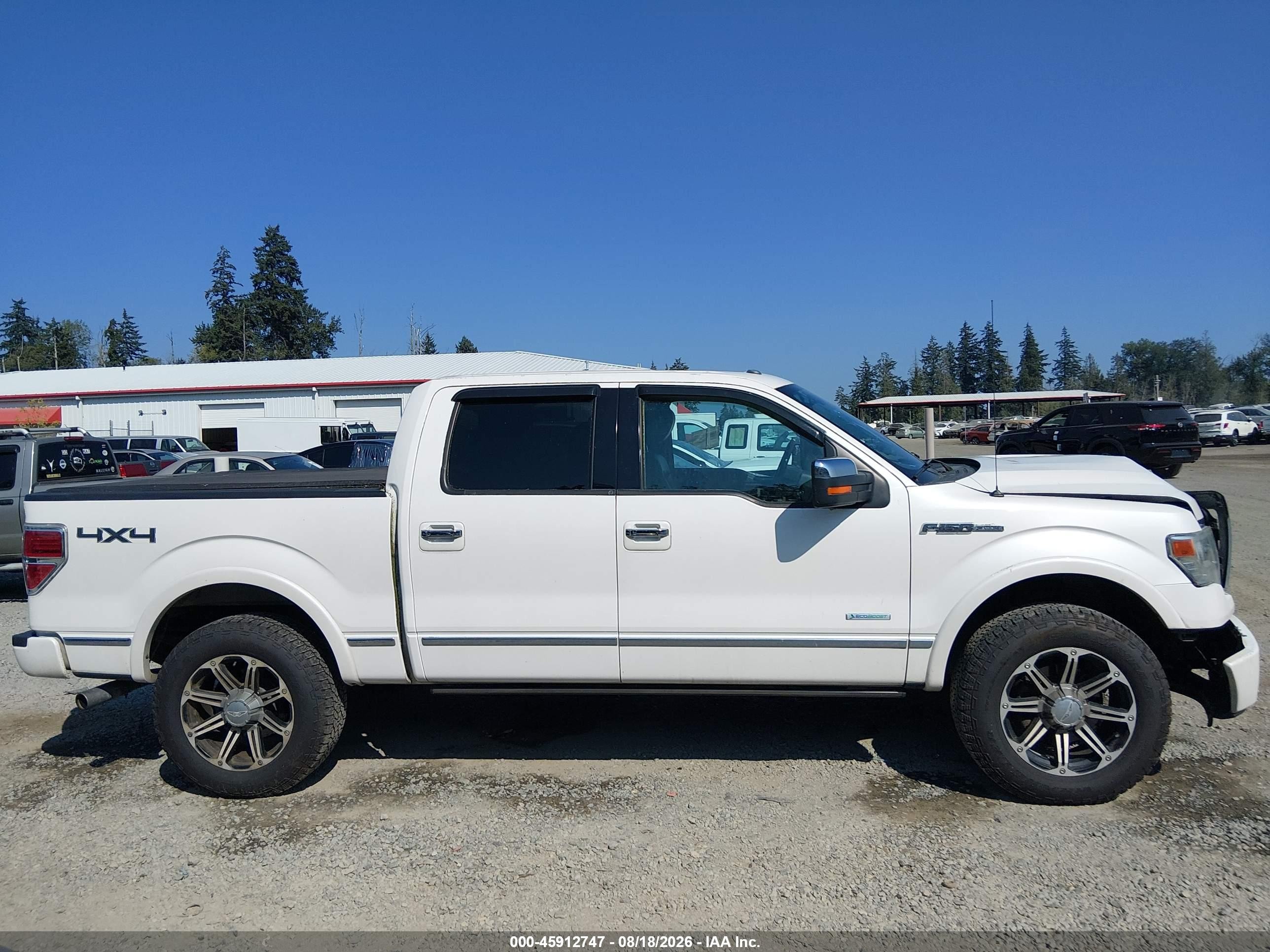 2013 Ford F-150 Platinum Белый vin: 1FTFW1ET6DFA83731
