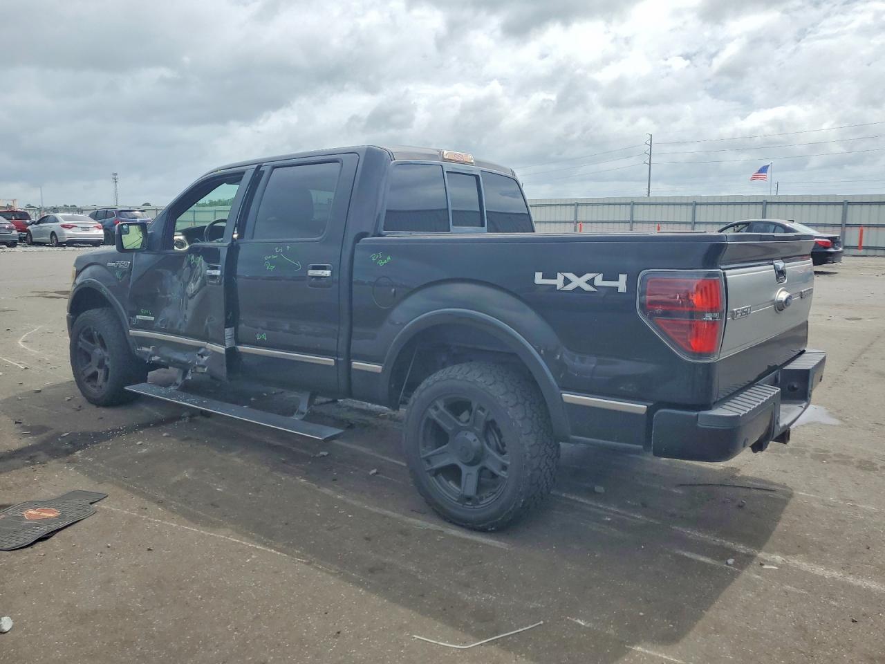 2013 Ford F150 Supercrew Black vin: 1FTFW1ET6DFB02147