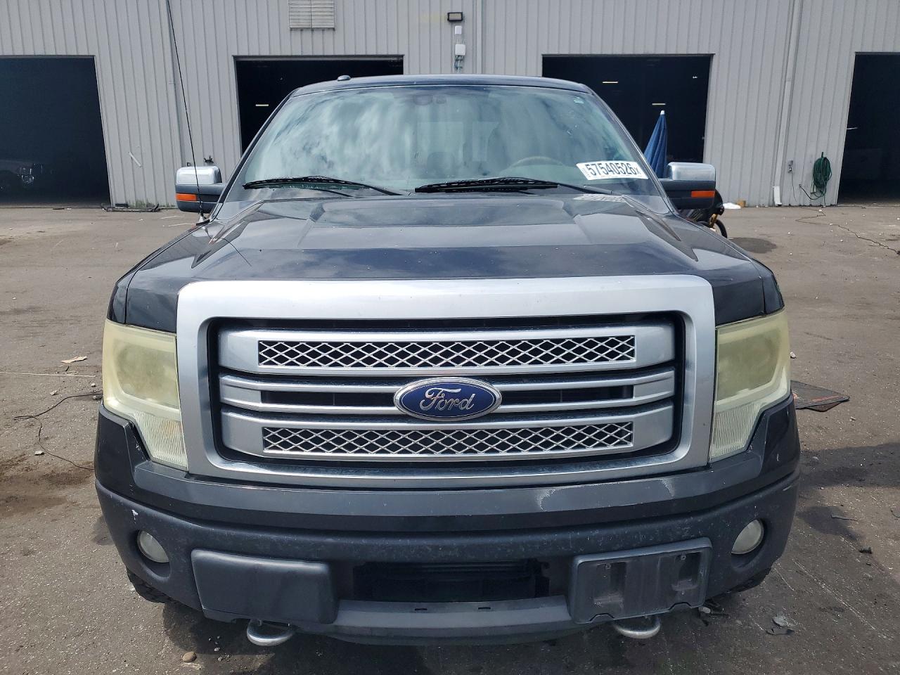 2013 Ford F150 Supercrew Black vin: 1FTFW1ET6DFB02147