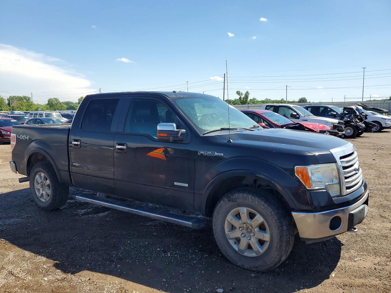 2013 Ford F150 Supercrew Black vin: 1FTFW1ET6DFB21071