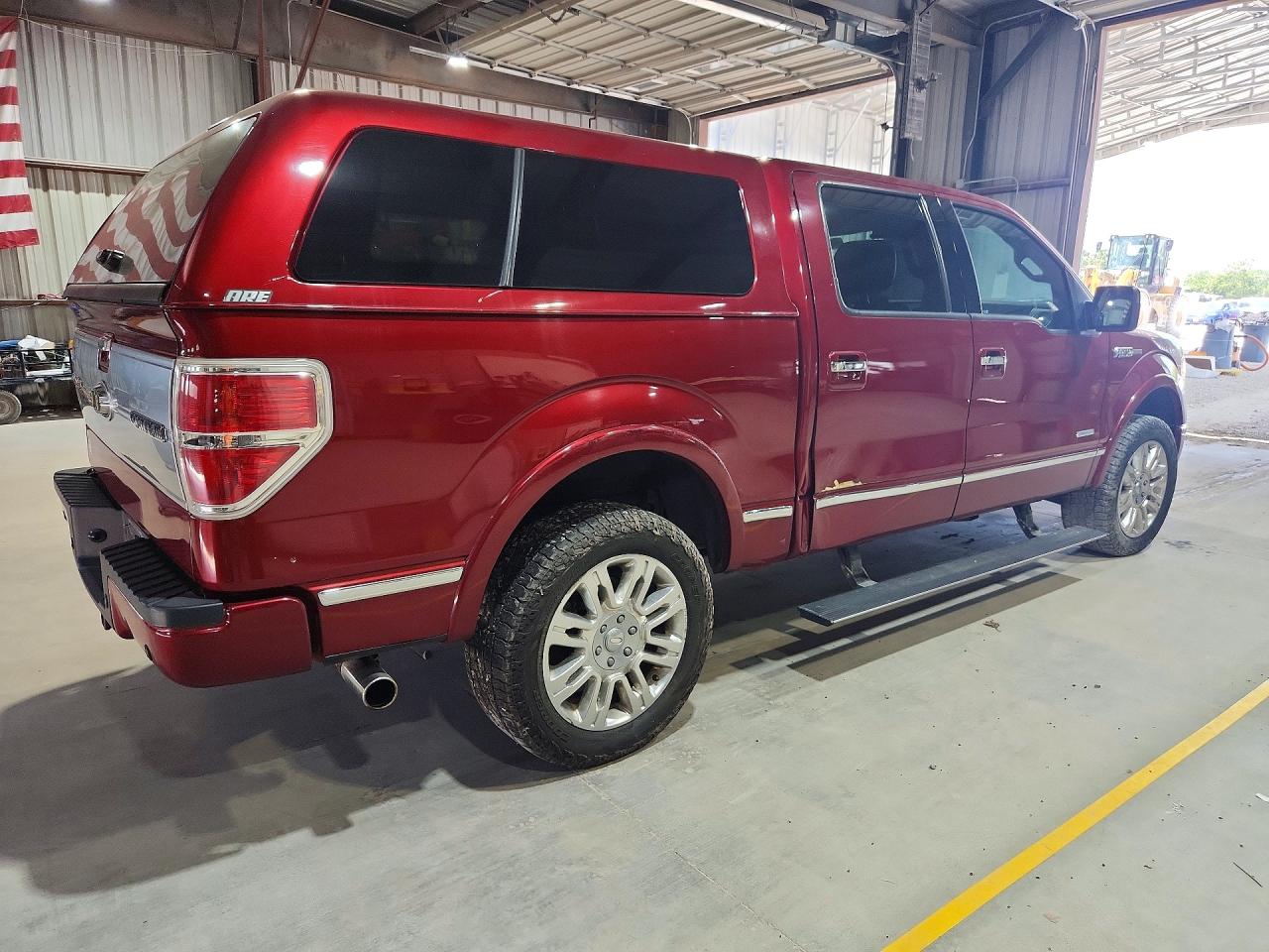 2013 Ford F150 Supercrew Burgundy vin: 1FTFW1ET6DFB30336