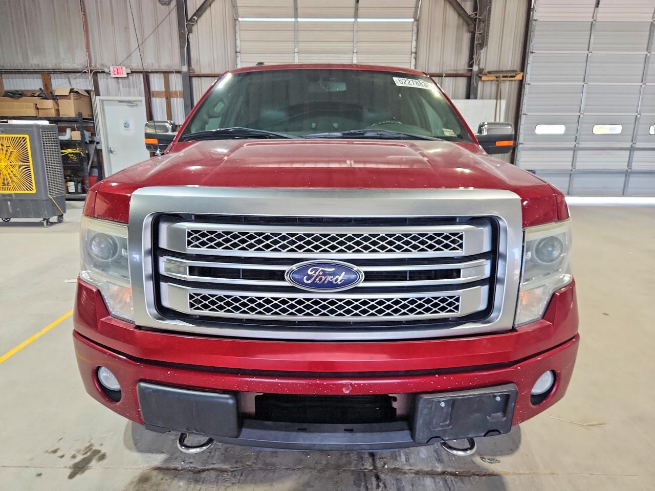 2013 Ford F150 Supercrew Burgundy vin: 1FTFW1ET6DFB30336