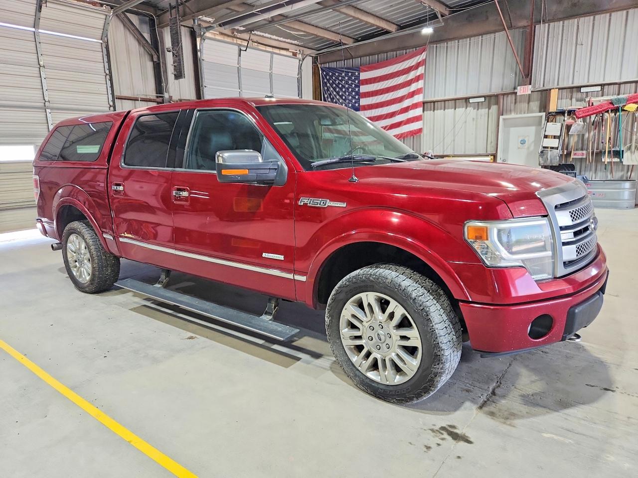 2013 Ford F150 Supercrew Burgundy vin: 1FTFW1ET6DFB30336