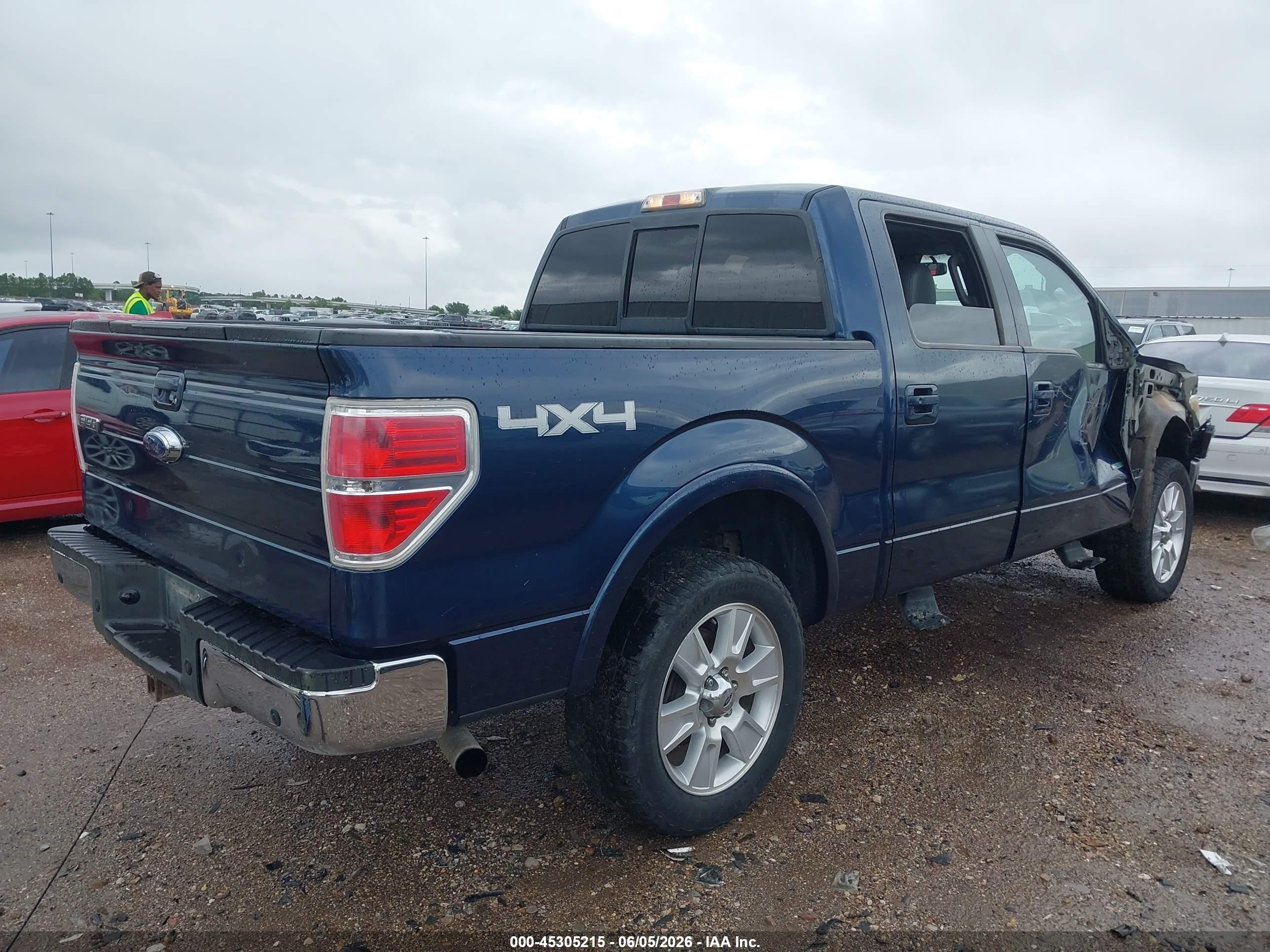 2013 Ford F-150 Lariat Blue vin: 1FTFW1ET6DFB42311
