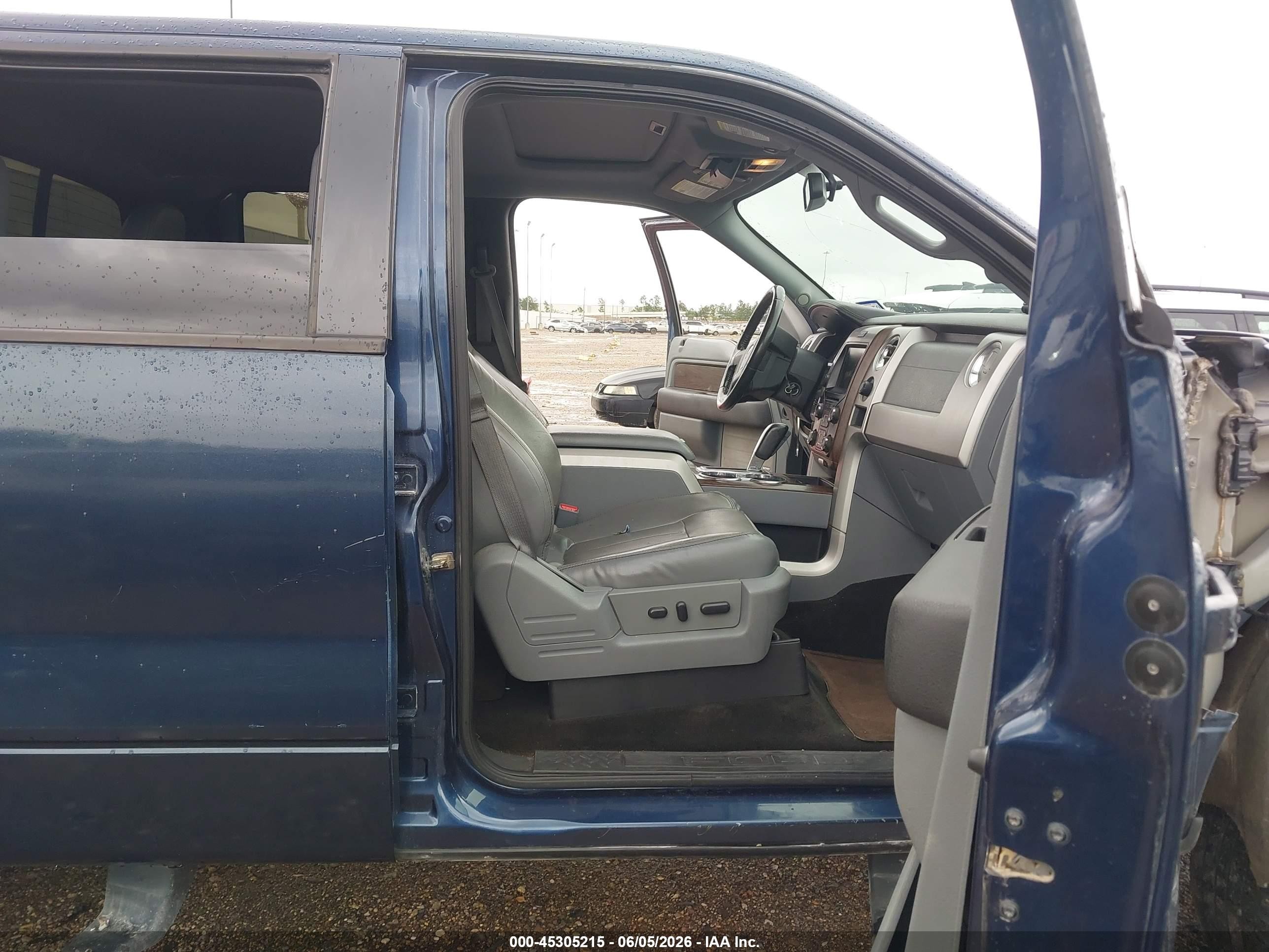 2013 Ford F-150 Lariat Blue vin: 1FTFW1ET6DFB42311