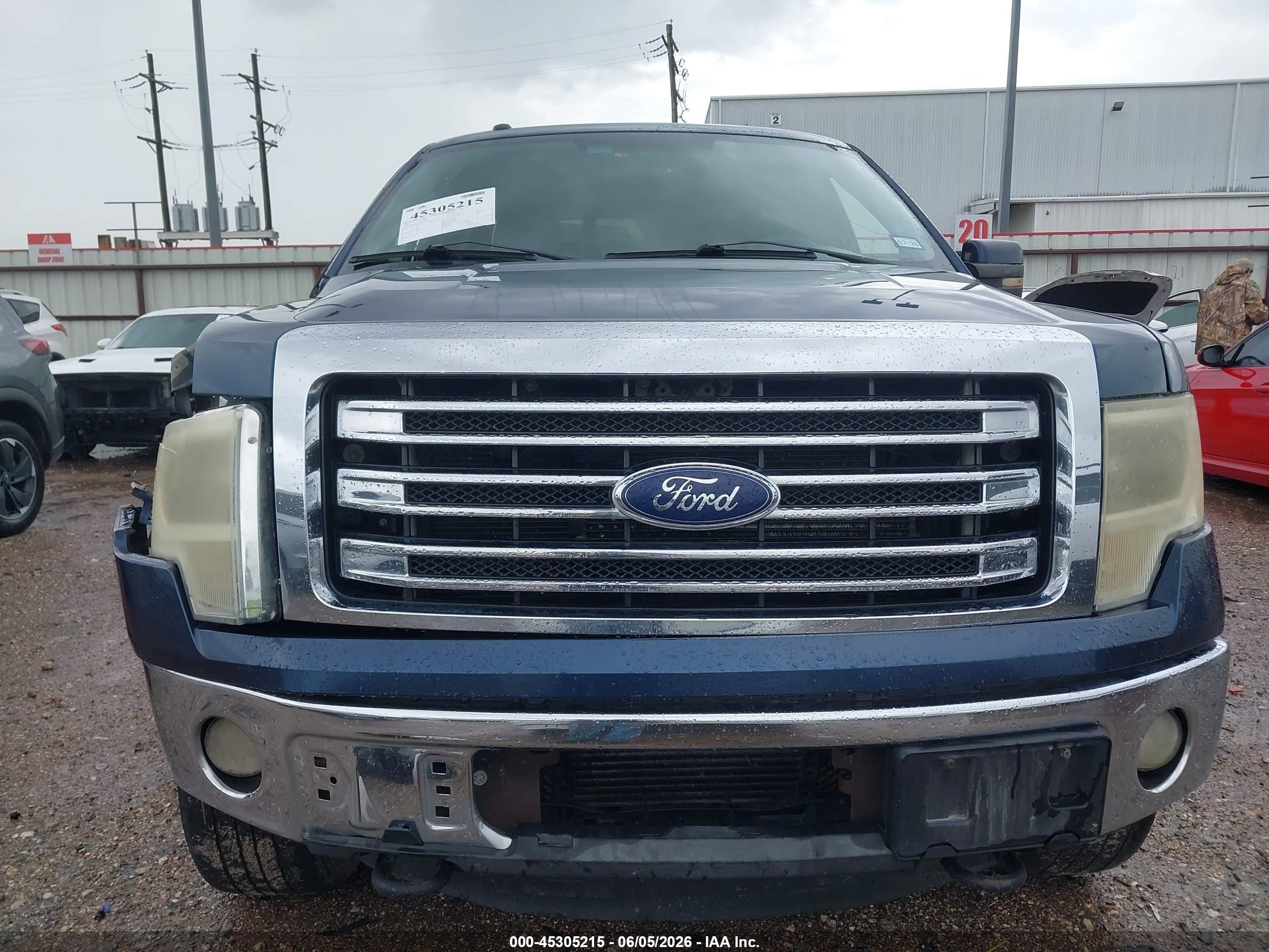2013 Ford F-150 Lariat Blue vin: 1FTFW1ET6DFB42311
