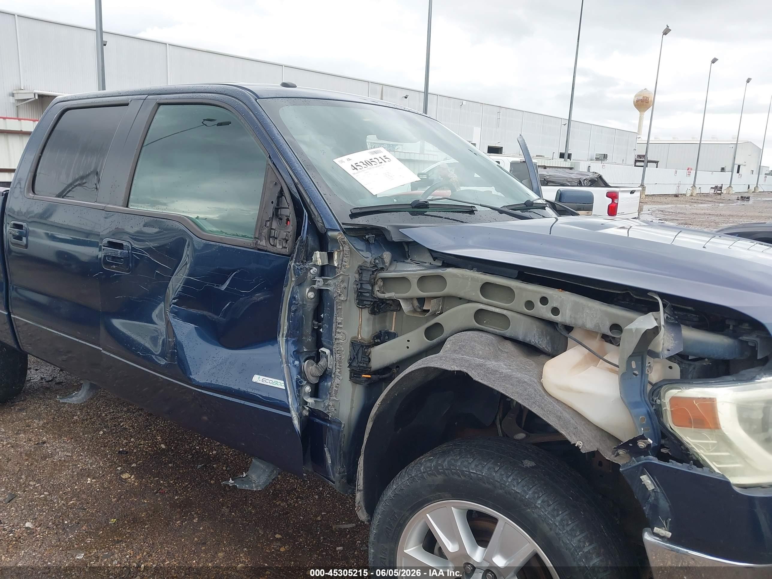2013 Ford F-150 Lariat Blue vin: 1FTFW1ET6DFB42311